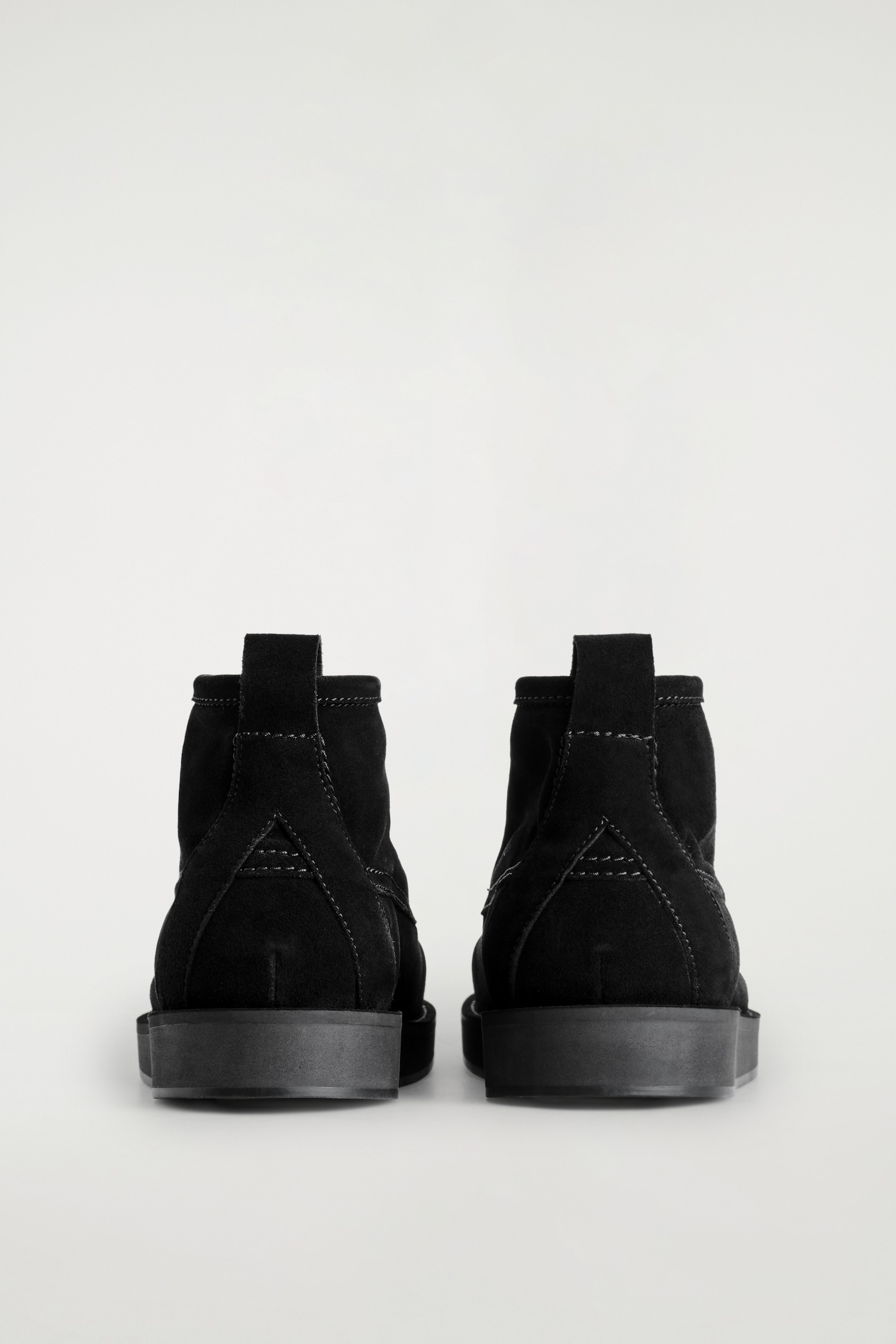 SUEDE DESERT BOOTS - BLACK - 4
