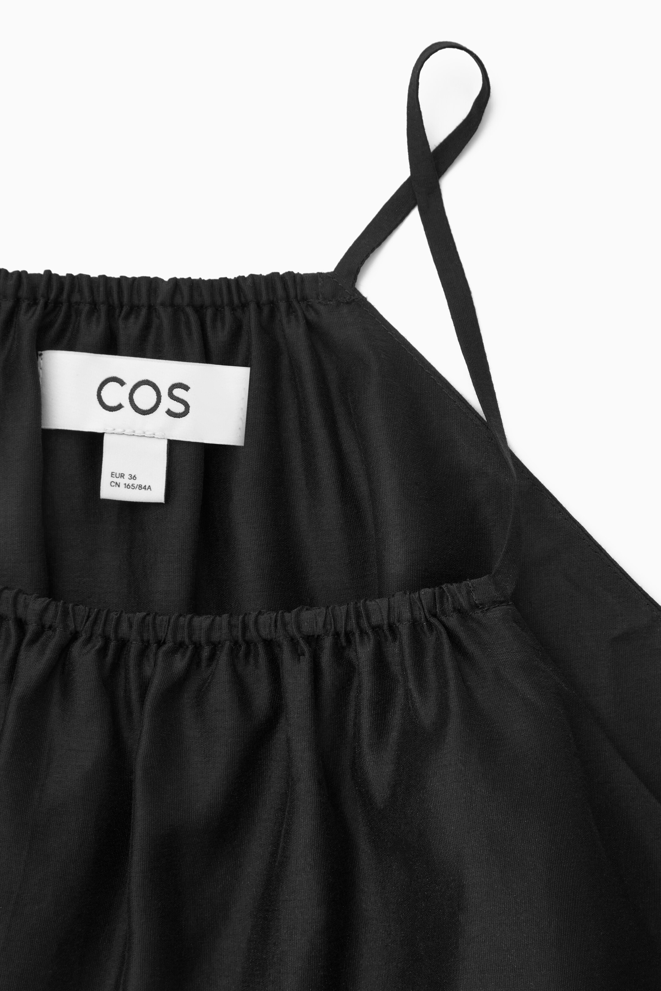 Grösseres Bild ansehen: NECKHOLDER-OBERTEIL IM TUNIKA-STIL - SCHWARZ - DAMEN | H&M CH 2