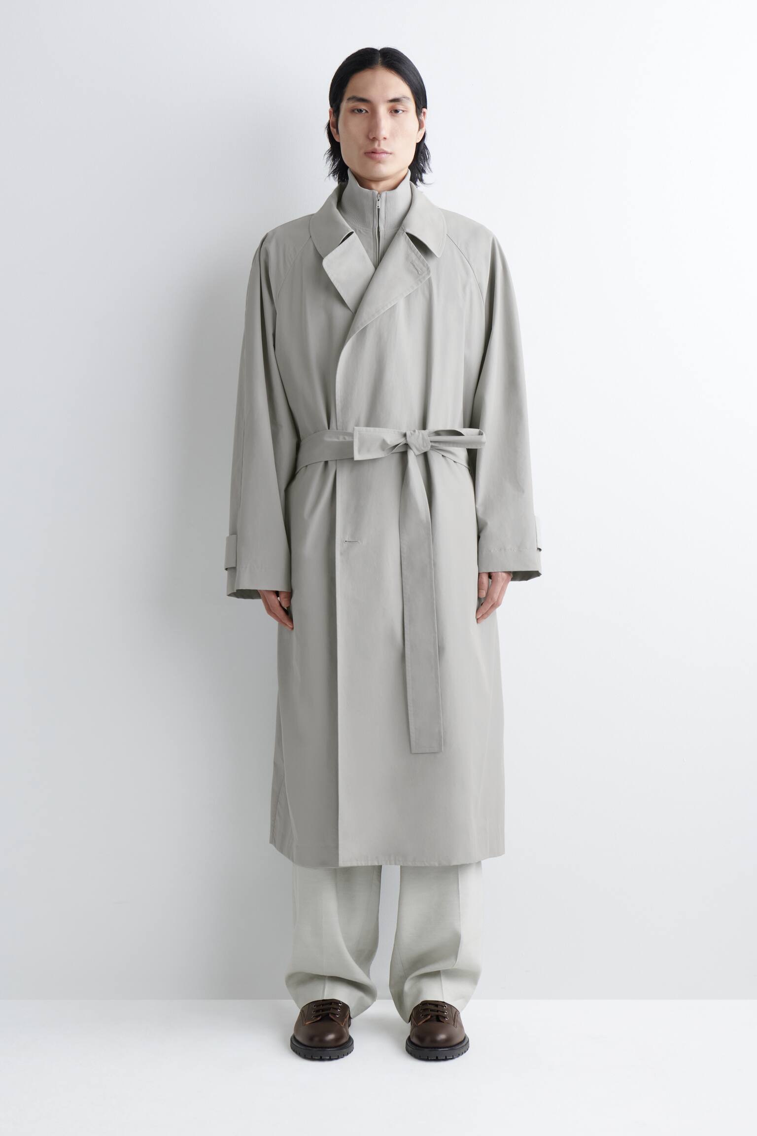 GABARDINA 2 EN 1 REPELENTE AL AGUA - GRIS CLARO - 1