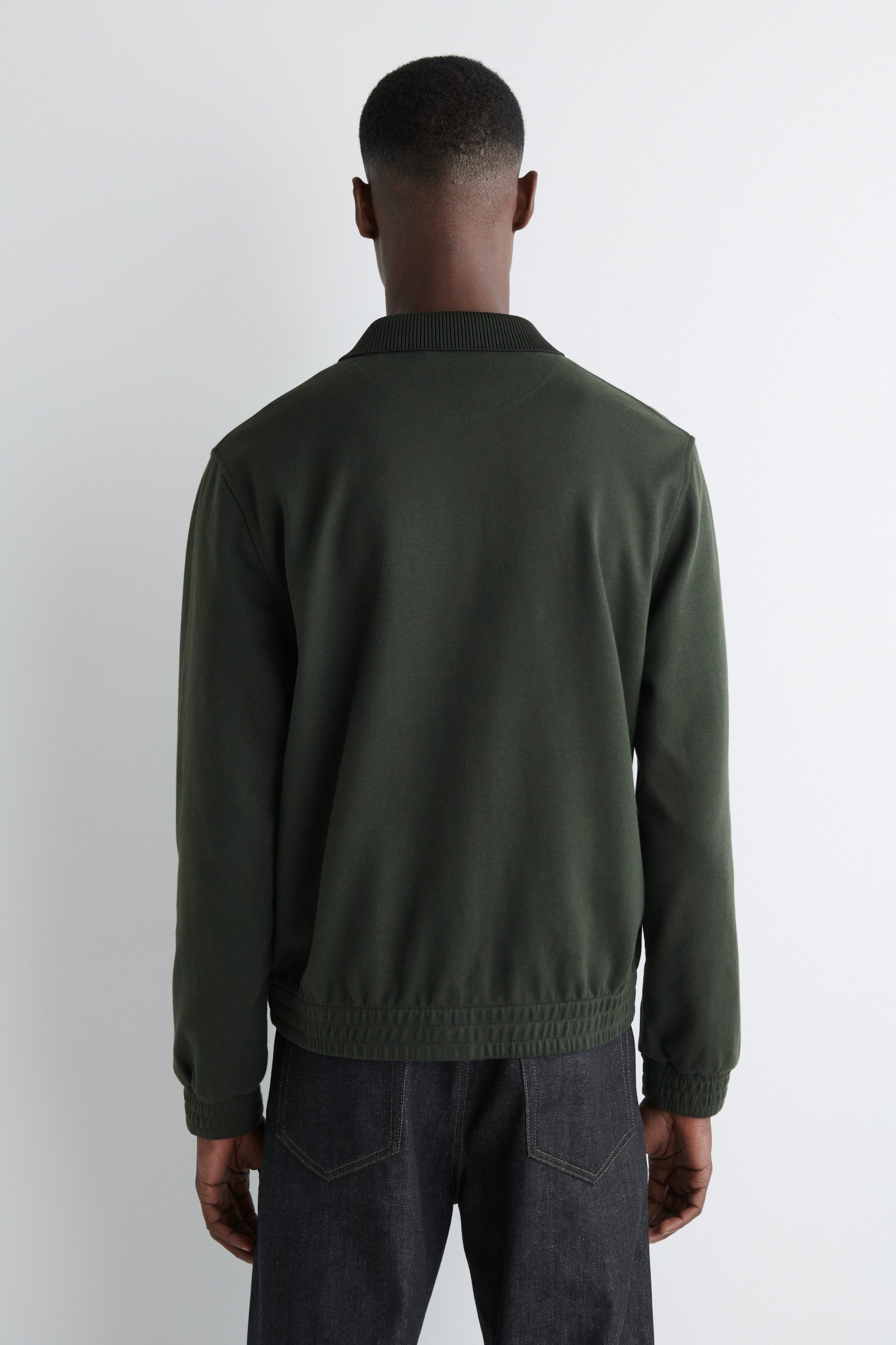 JERSEY HARRINGTON JACKET