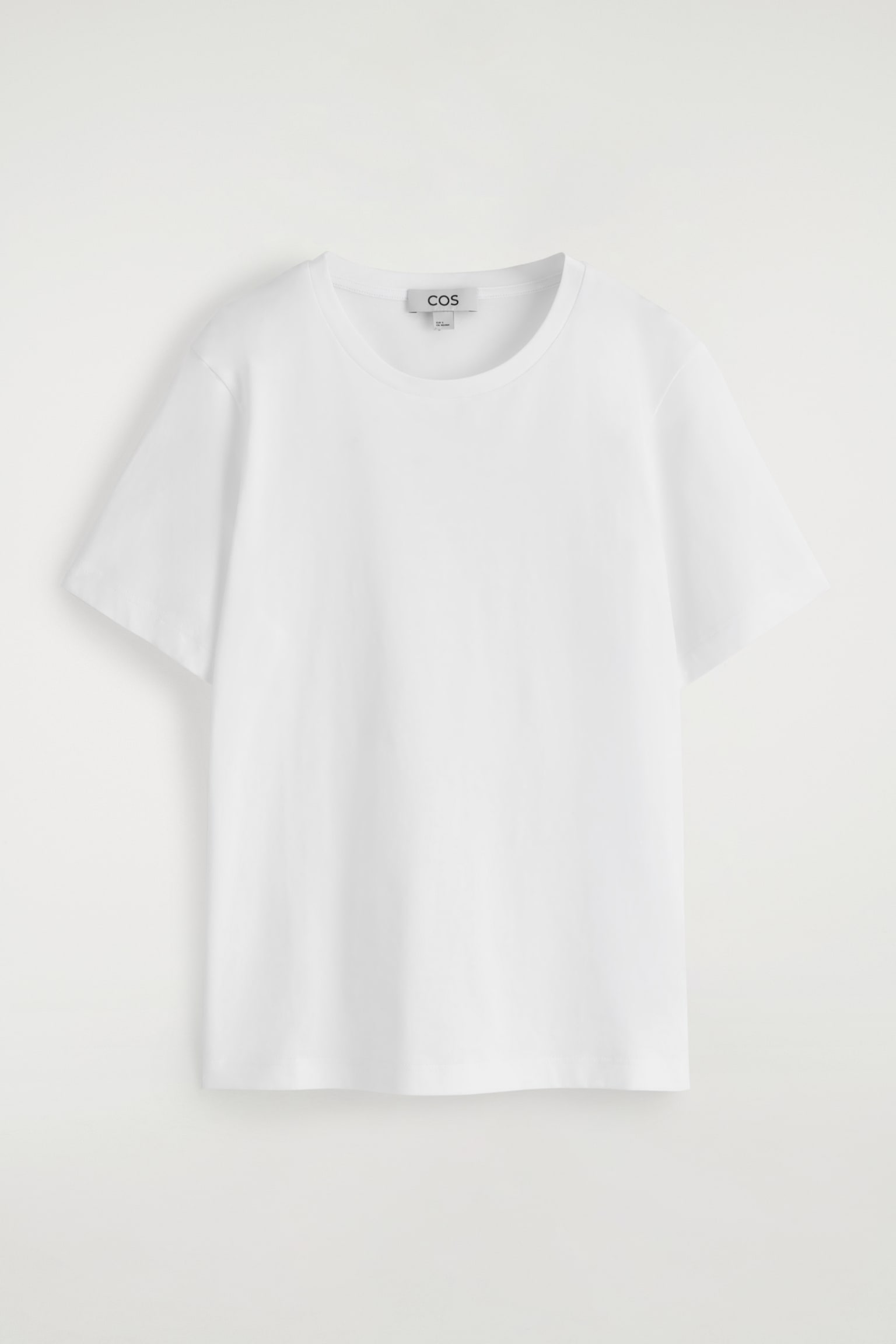 CAMISETA DE ALGODÓN CON CUELLO REDONDO - BLANCO/AMARILLO CLARO/AZUL MARINO/AZUL CLARO/GRIS CLARO JASPEADO/BLANCO/RAYAS/NEGRO/CAQUI OSCURO/GRIS JASPEADO - 2
