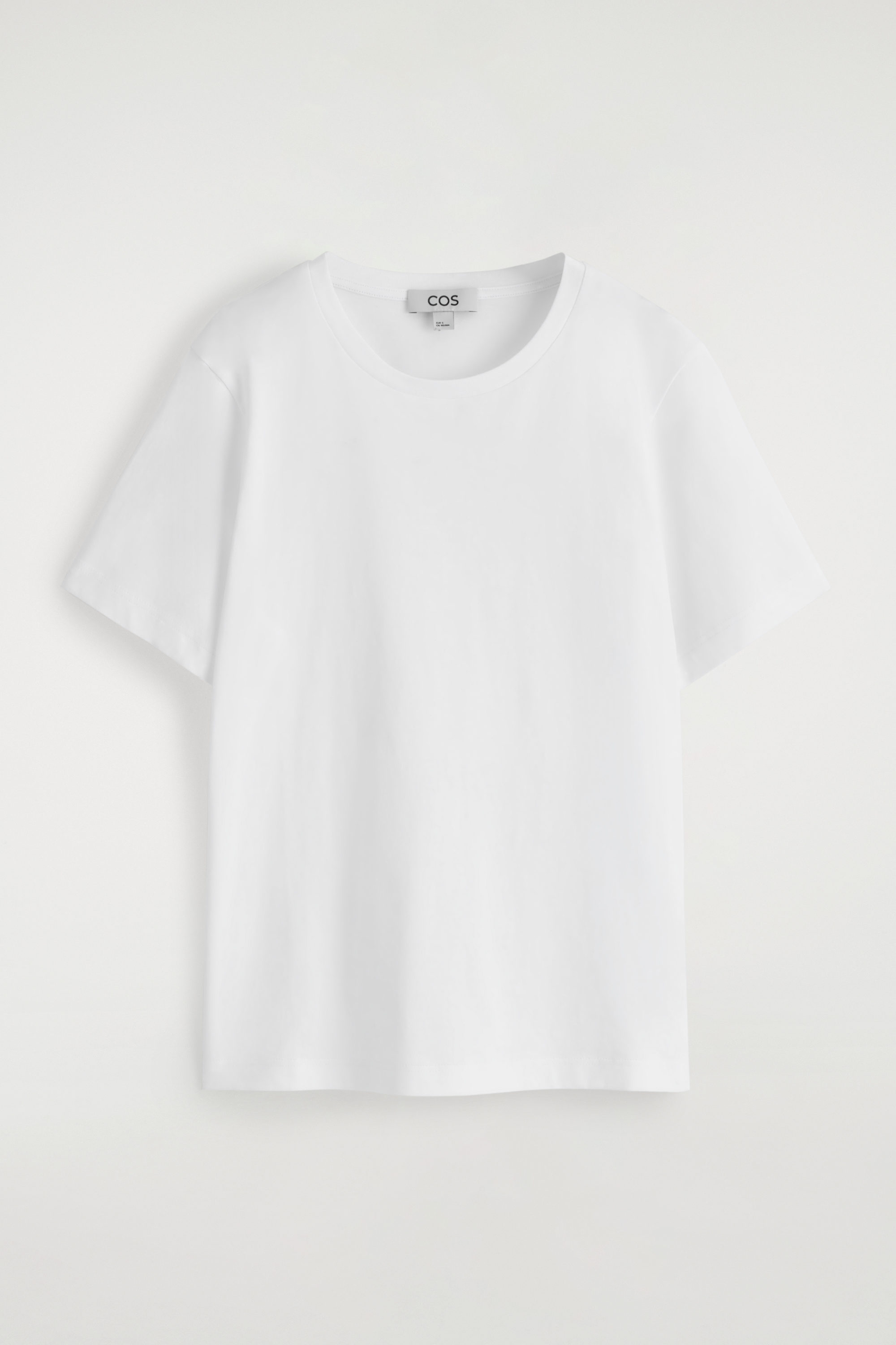 Tシャツ・カットソー T-shirts White cotton CREW-NECK COTTON T-SHIRT - WHITE | COS