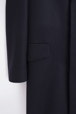 TAILORED WOOL COAT — MIDNIGHT 7