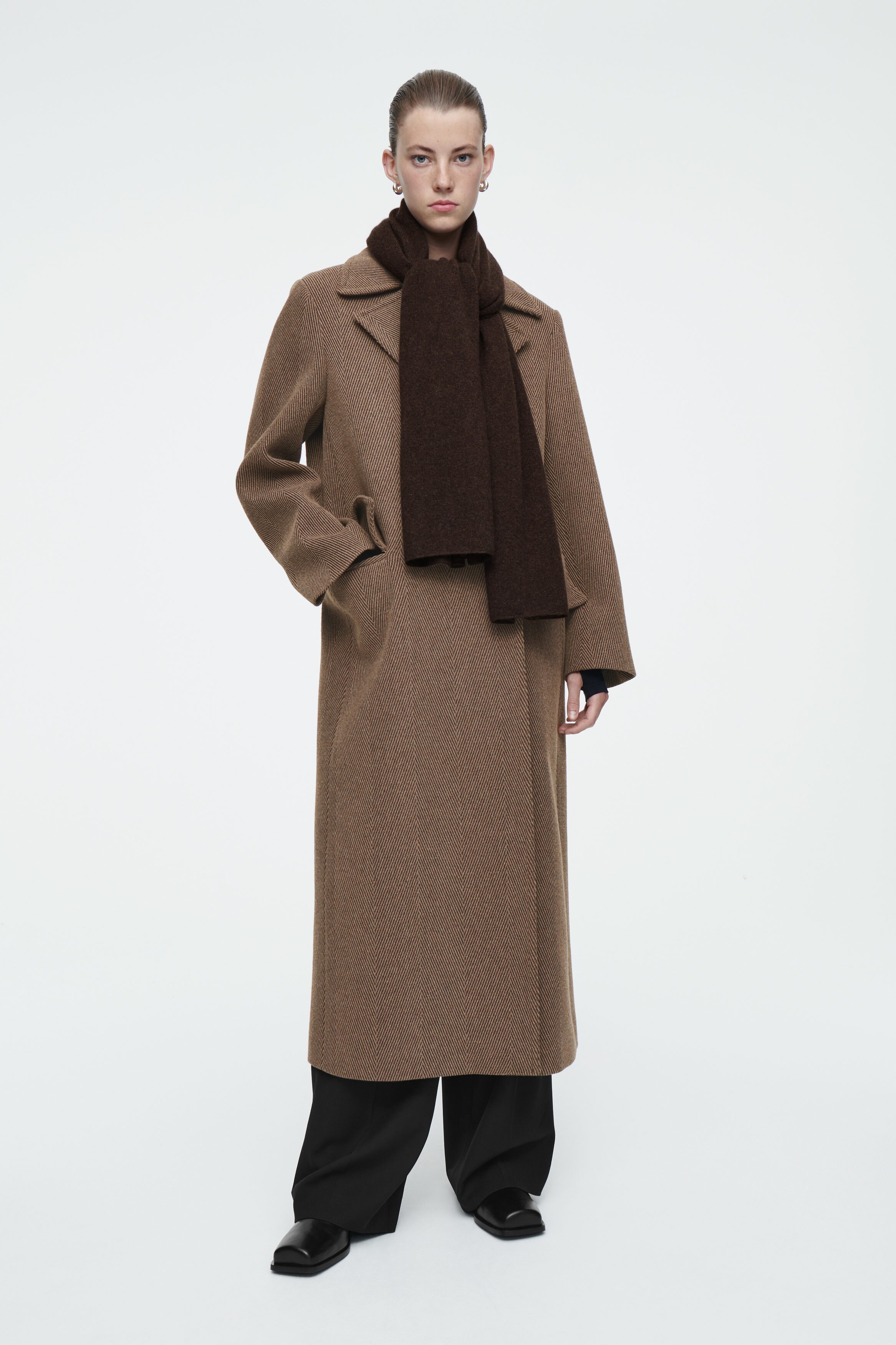 新品未使用】3color Horse scarf Cashmere 完売品