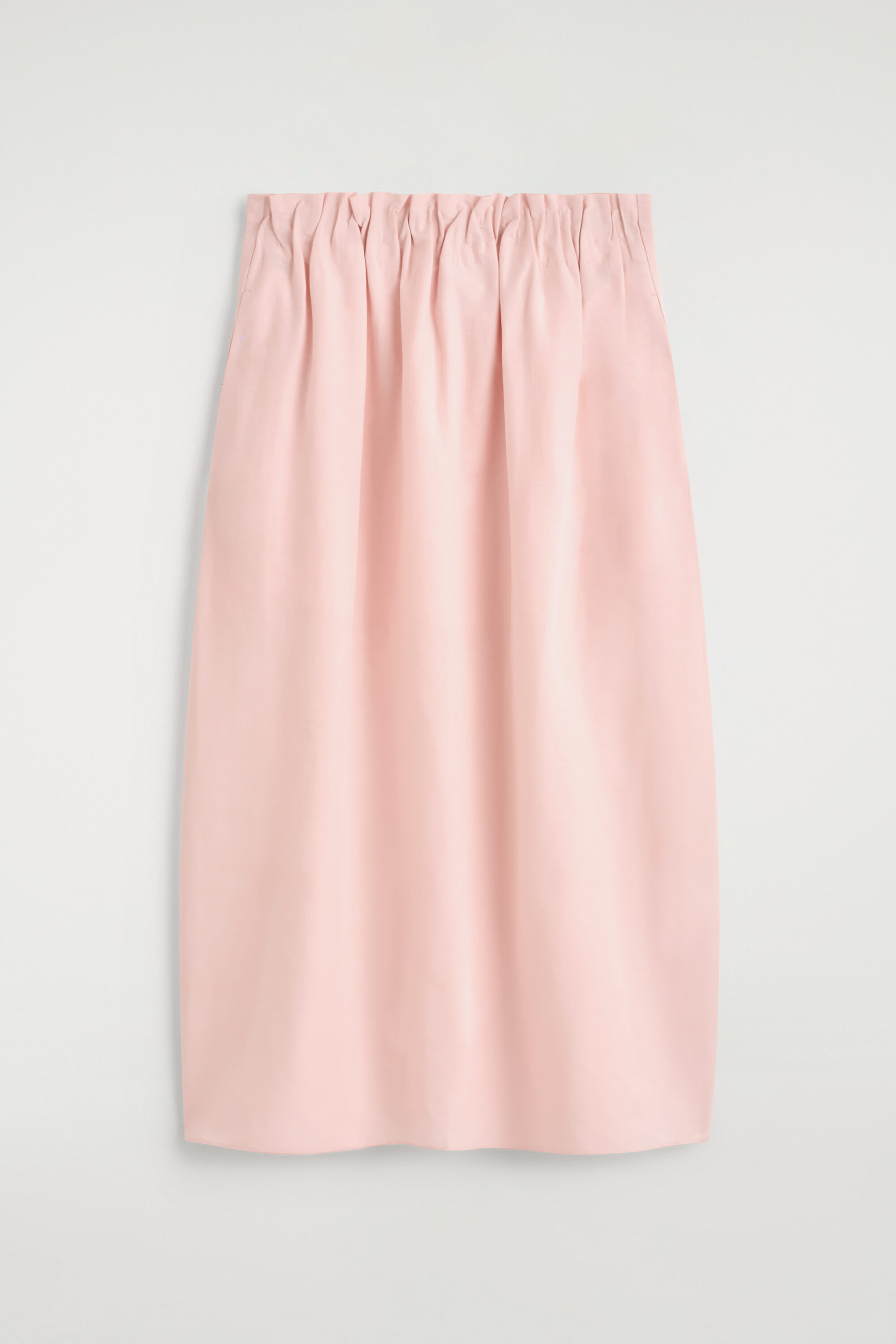 COTTON-LINEN BALLOON MIDI SKIRT thumbnail 5