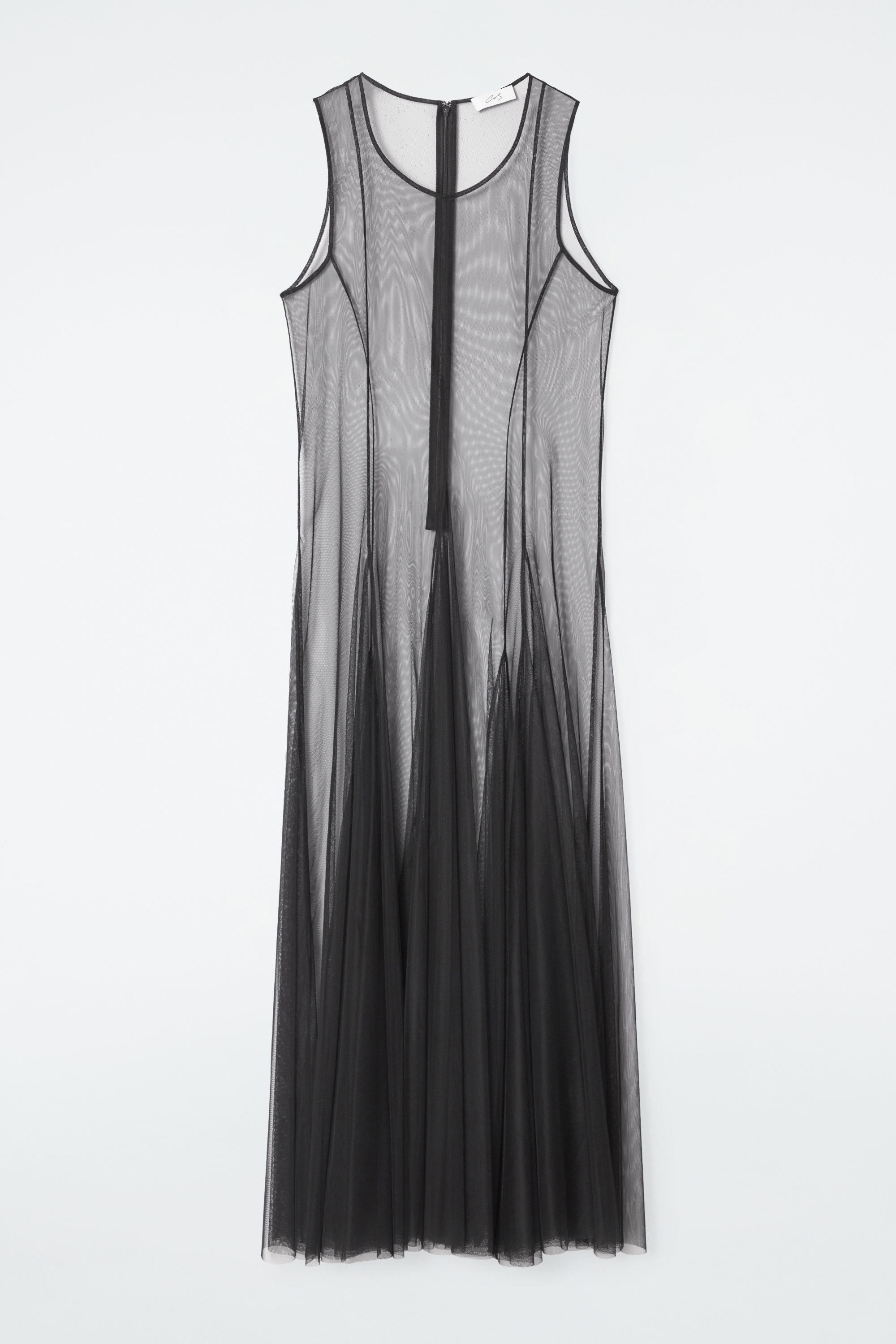 THE TULLE MAXI DRESS - CARBON | COS