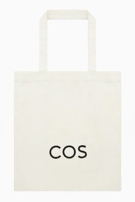 COS CHARITY CANVAS TOTE BAG — WHITE 1