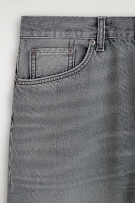 FACADE STRAIGHT-LEG JEANS — FADED BLACK 6