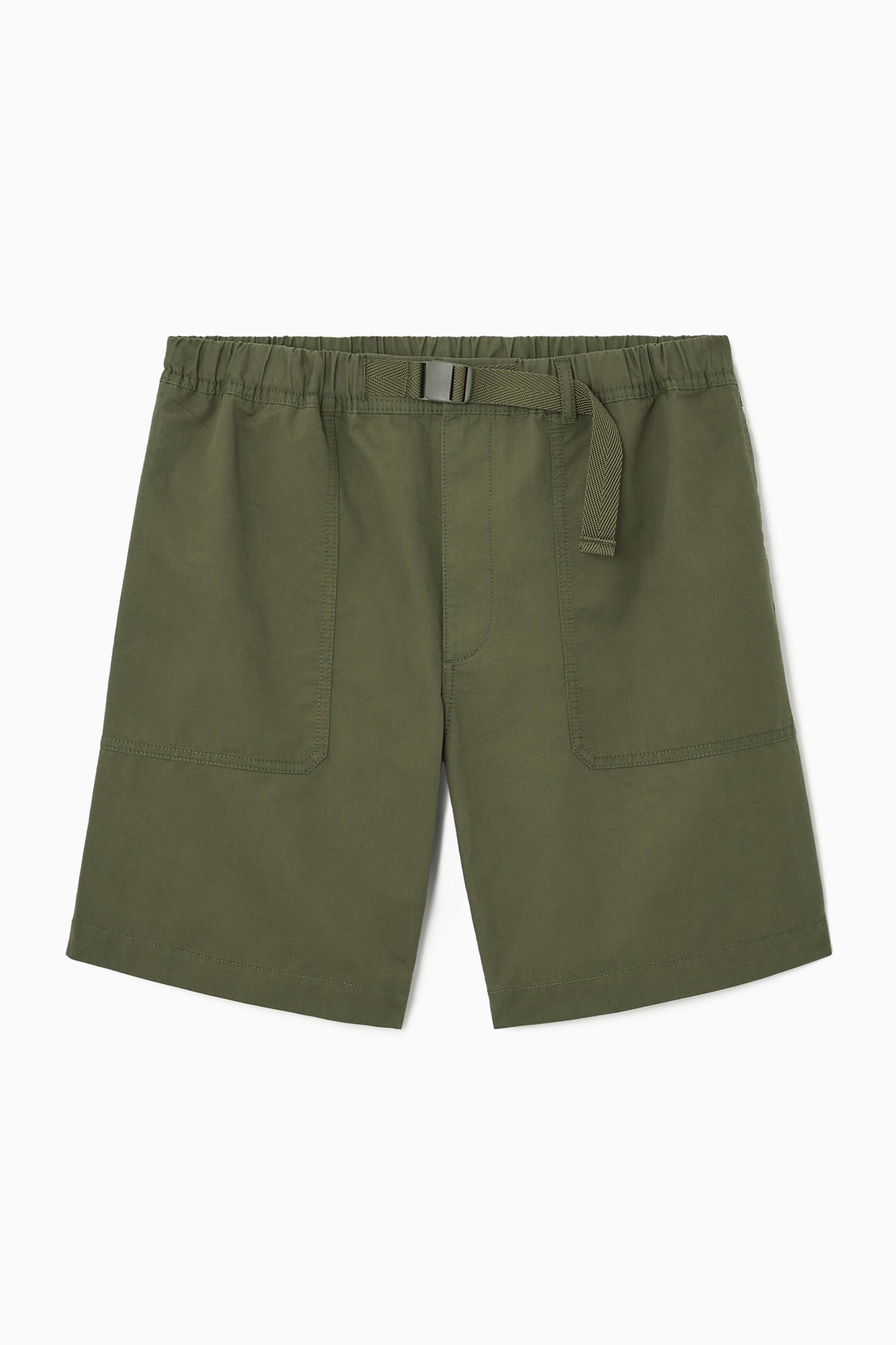 Agrandir l'image: SHORT WORKWEAR CEINTURÉ - BRUN KAKI - HOMME | H&M CH 1