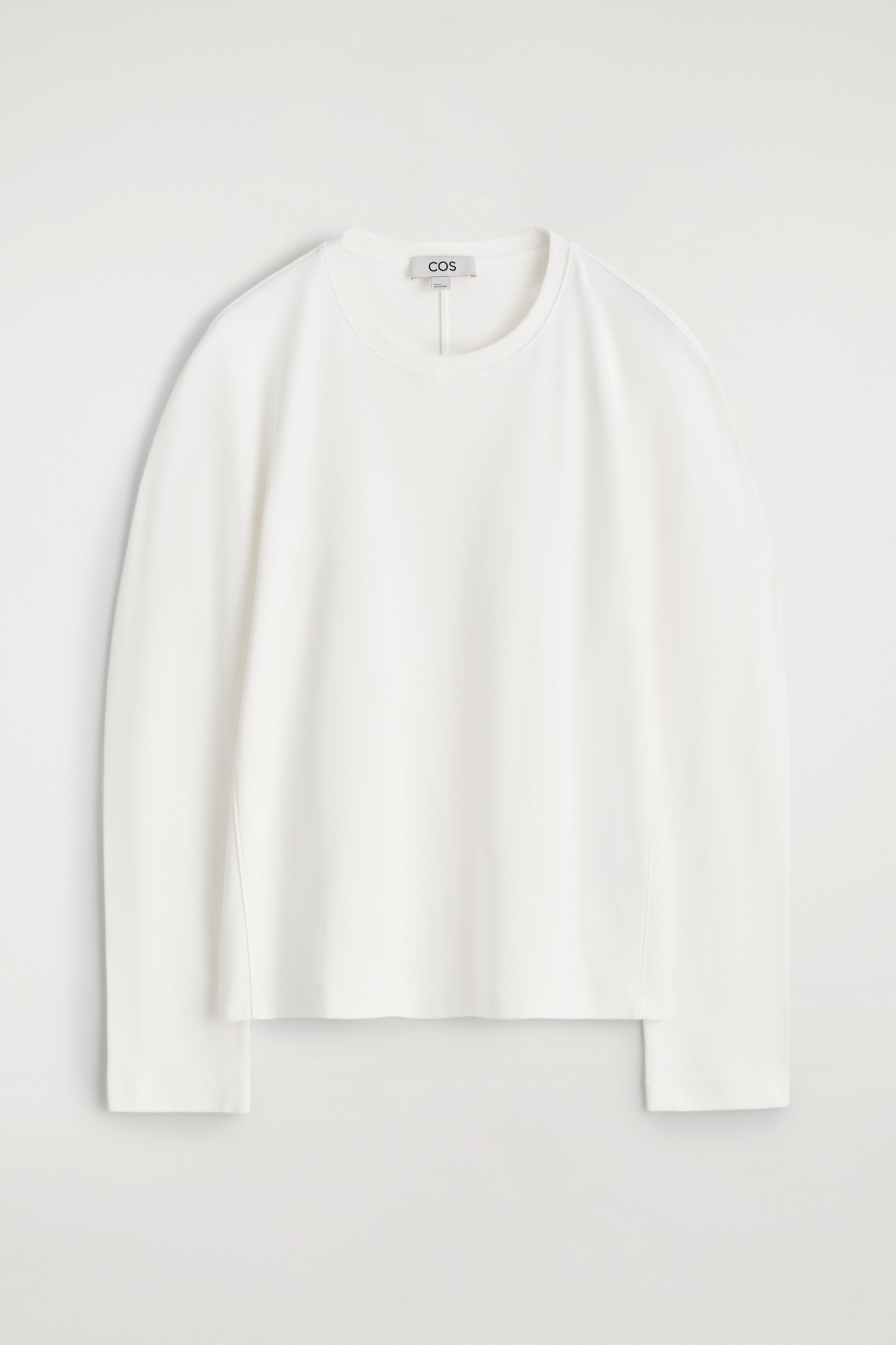 Grotere afbeelding bekijken: RONDE JERSEY TOP - WIT - DAMES | H&M BE 5
