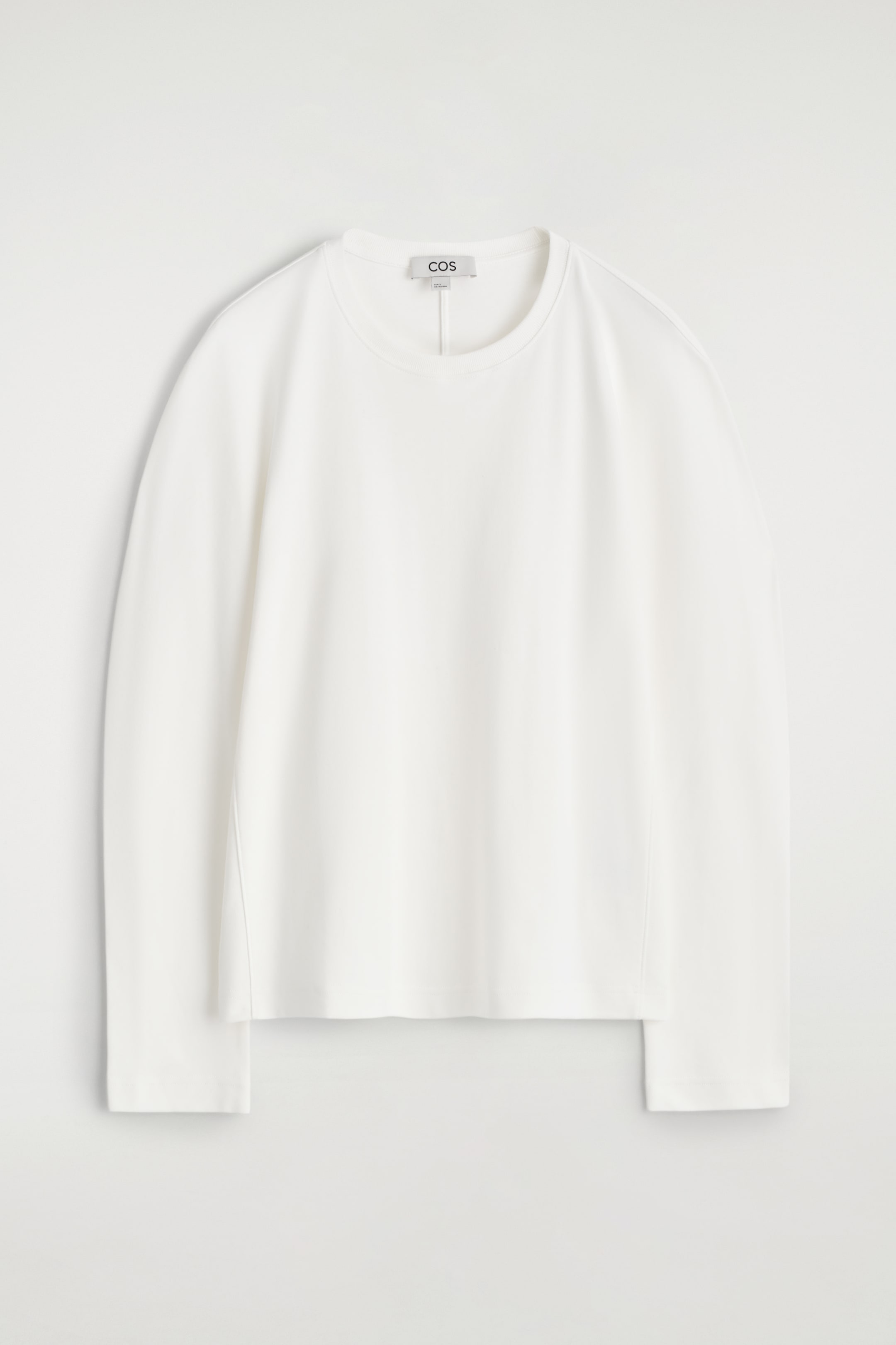 View larger image: ROUNDED JERSEY TOP - WHITE - Ladies | H&M GB 5