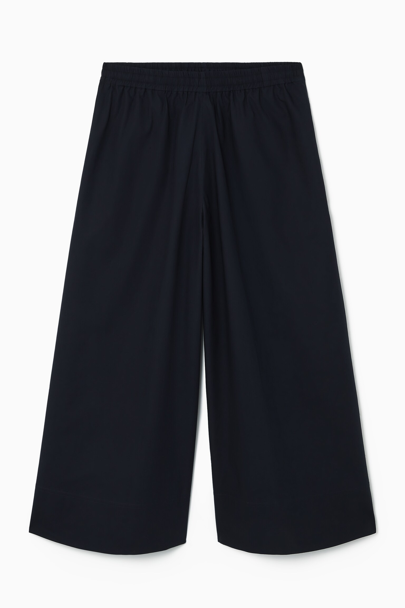 VOLUMINOUS CULOTTES - NAVY/LIGHT GREEN/WHITE