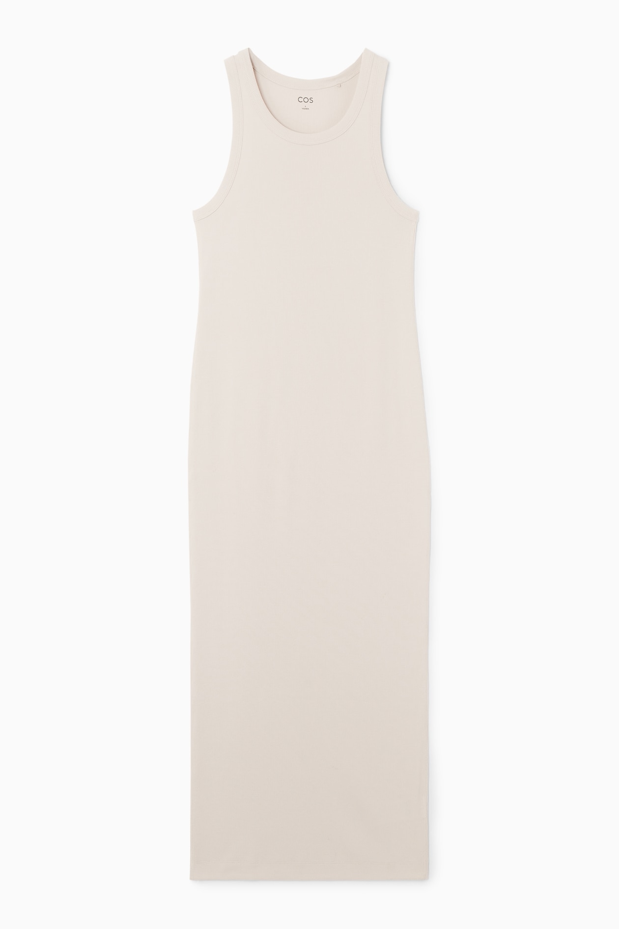 RIBBED TUBE DRESS - OFF-WHITE - Ladies | H&M NO
