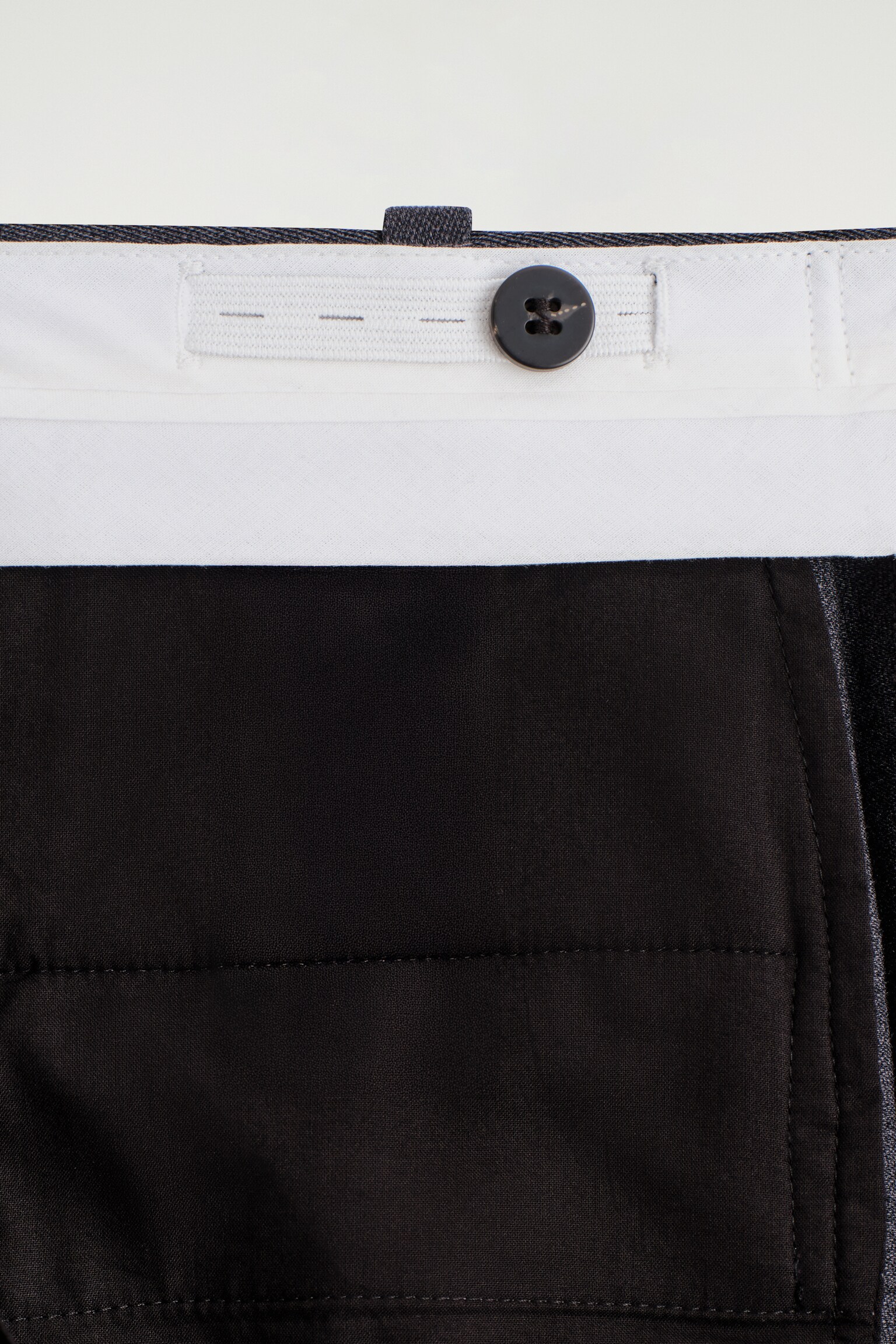 PANTALONI IN MISTO LANA DAL TAGLIO BARREL - ANTRACITE - 3