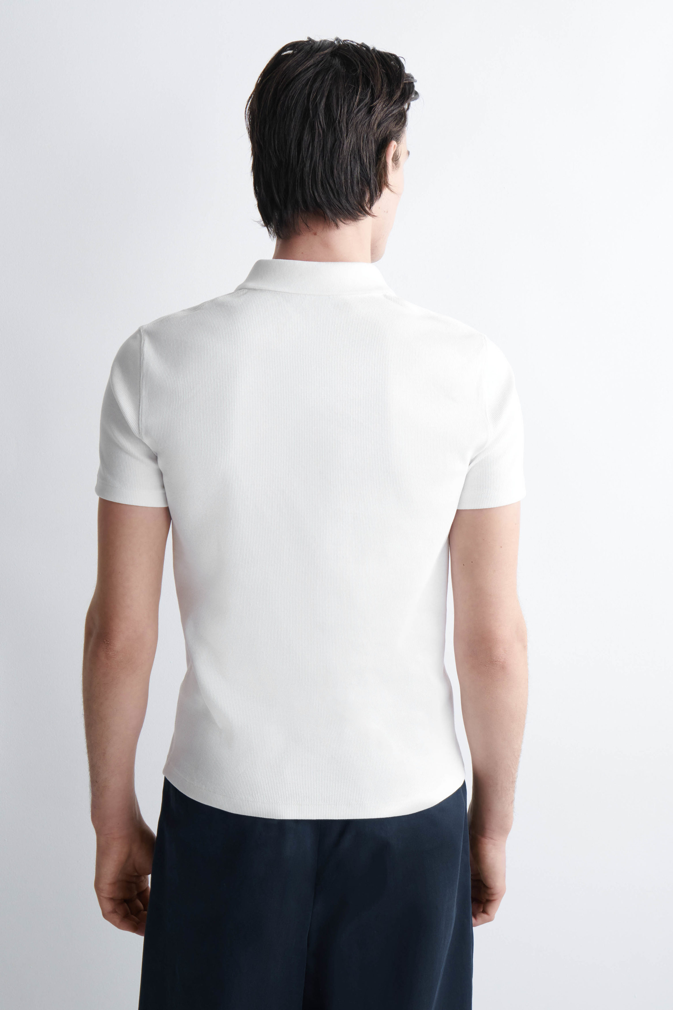カオヨリナカミ Connie HS polo shirt M ホワイト 【公式通販】