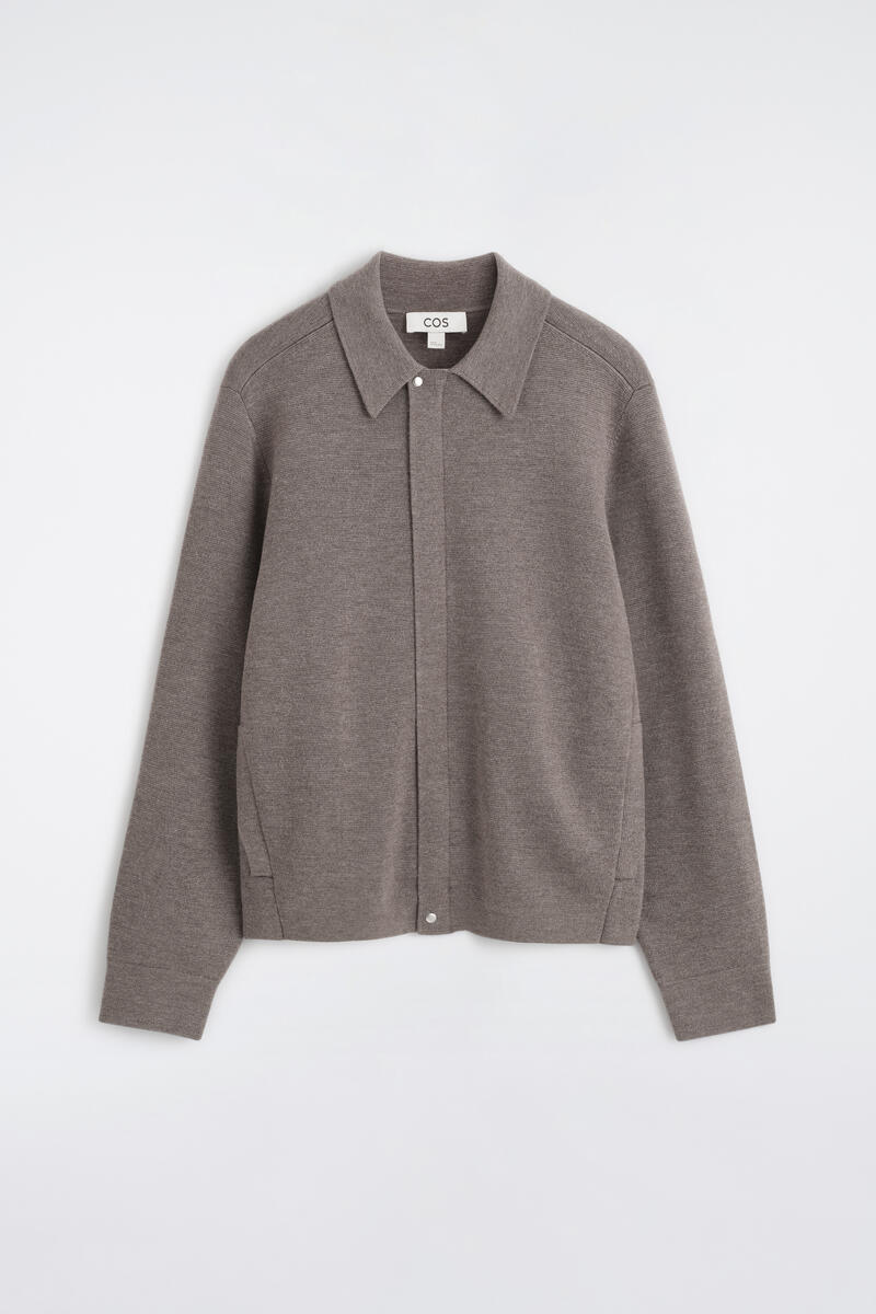 Merino Wool Harrington Jacket