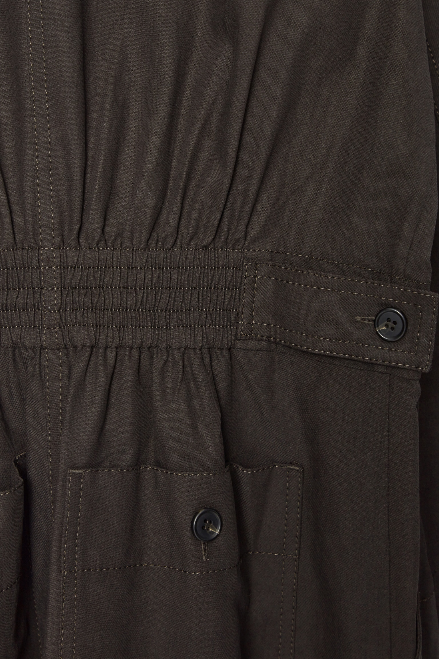 TWILL BOILERSUIT - DARK BROWN - 2