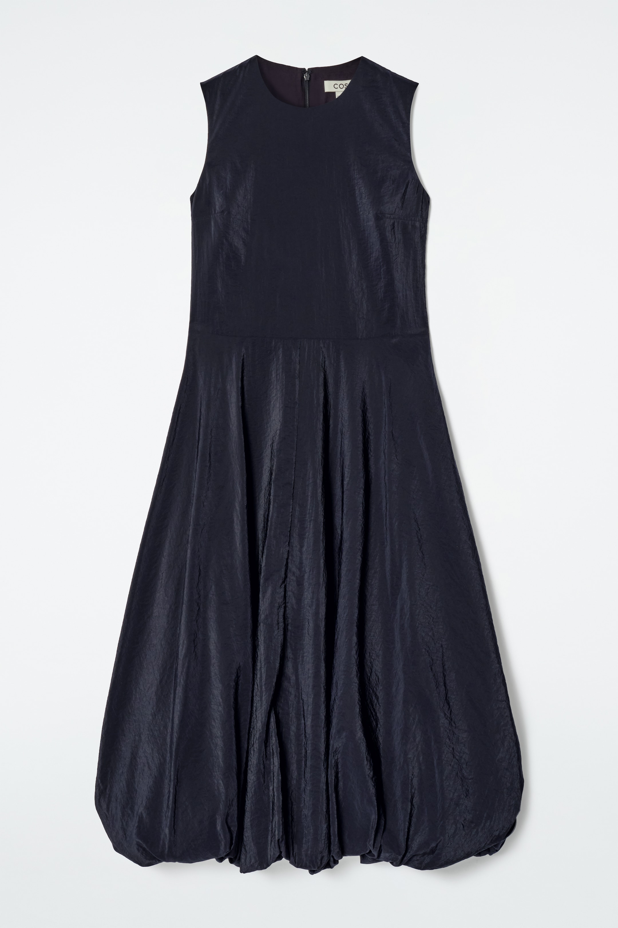 Grösseres Bild ansehen: ÄRMELLOSES MIDIKLEID MIT BUBBLE-SAUM - NAVYBLAU - DAMEN | H&M CH 5