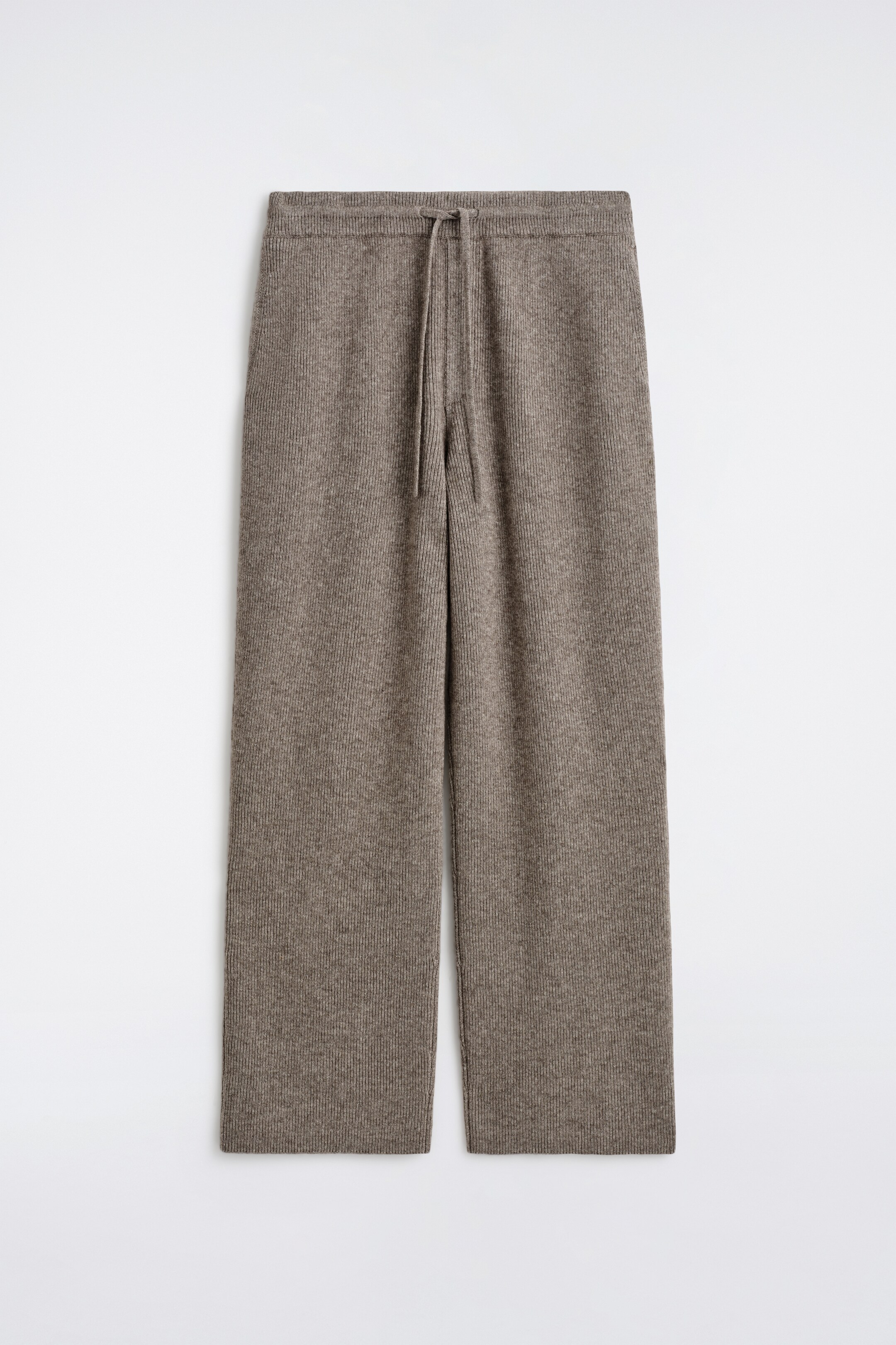 Преглед на по-голямо изображение: ПЛЕТЕНИ ДЖОГЪРИ ОТ МЕРИНОС И ЯК - БЕЖОВ МЕЛАНЖ - МЪЖЕ | H&M BG 6