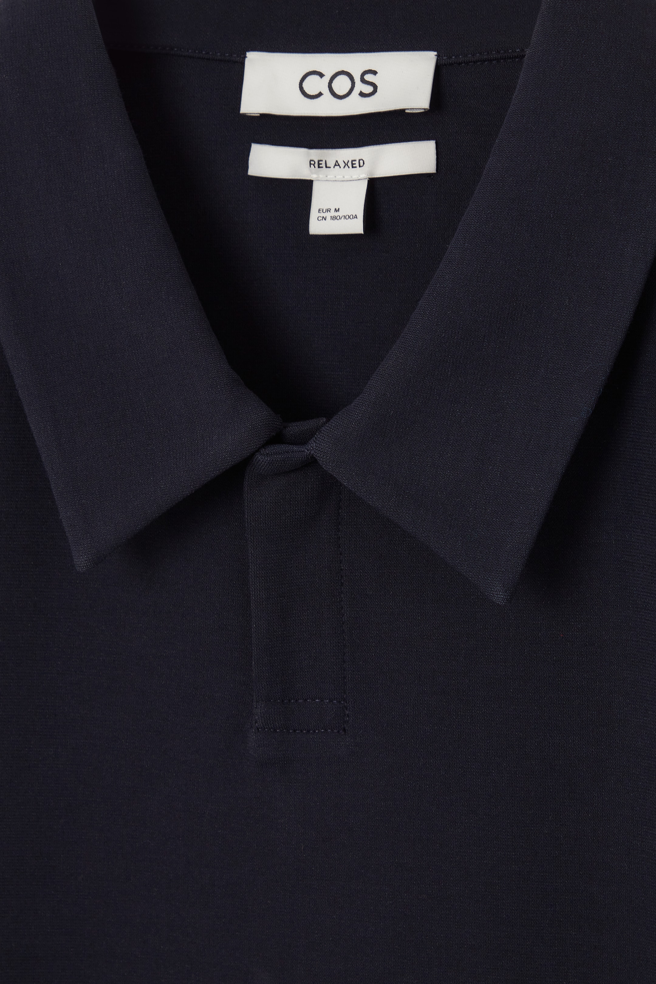 View larger image: LONG-SLEEVED JERSEY POLO SHIRT - DARK NAVY - Men | H&M GB 2