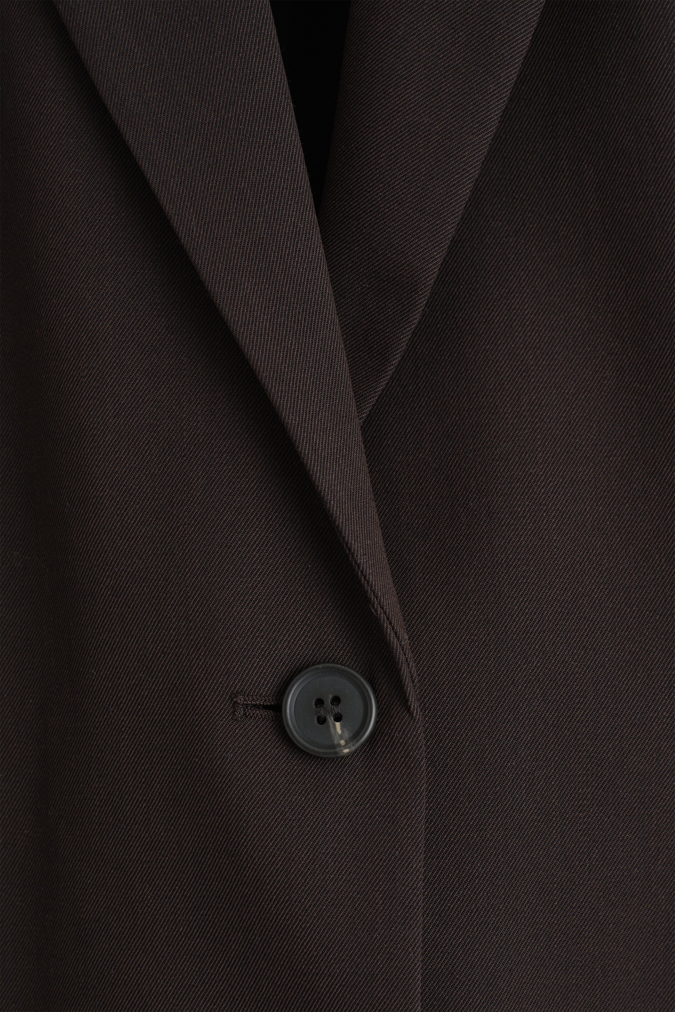 Agrandir l'image: BLAZER EN LAINE MÉRINOS MÉLANGÉE - BRUN FONCÉ - FEMME | H&M BE 7