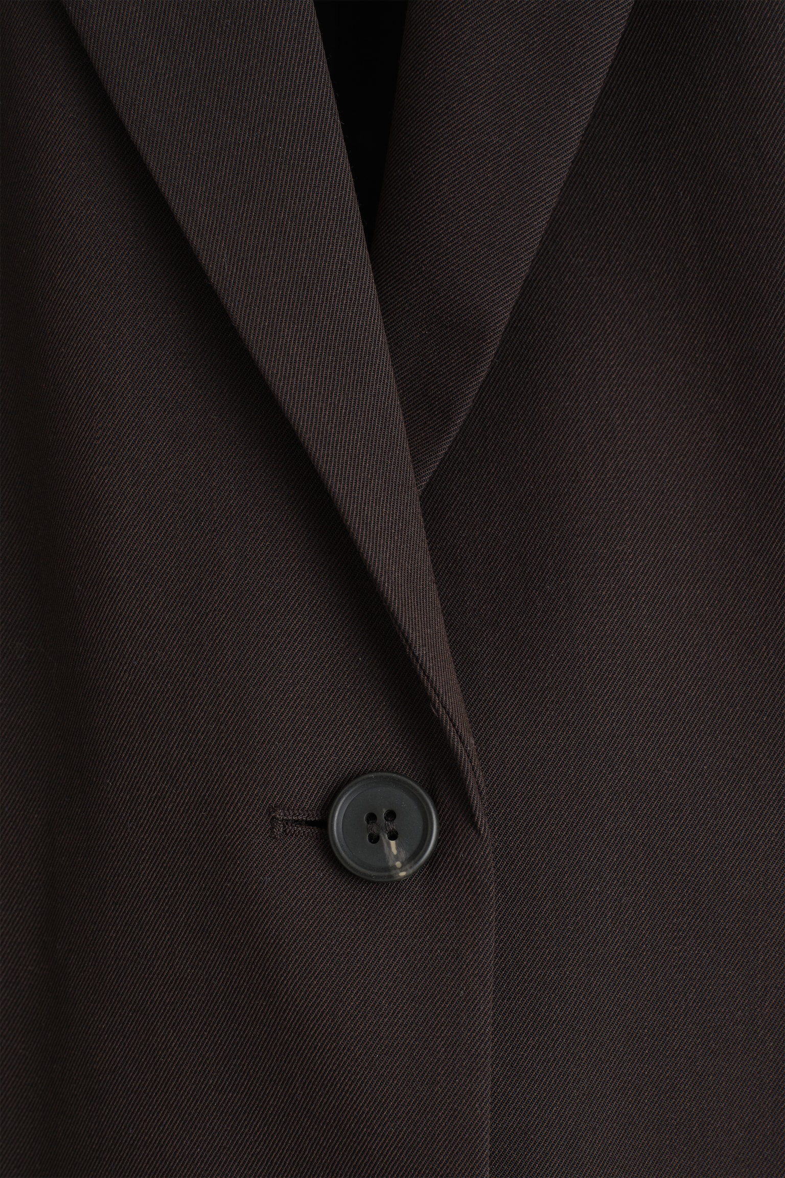 BLAZER DE MEZCLA DE LANA MERINO - MARRÓN OSCURO - 4