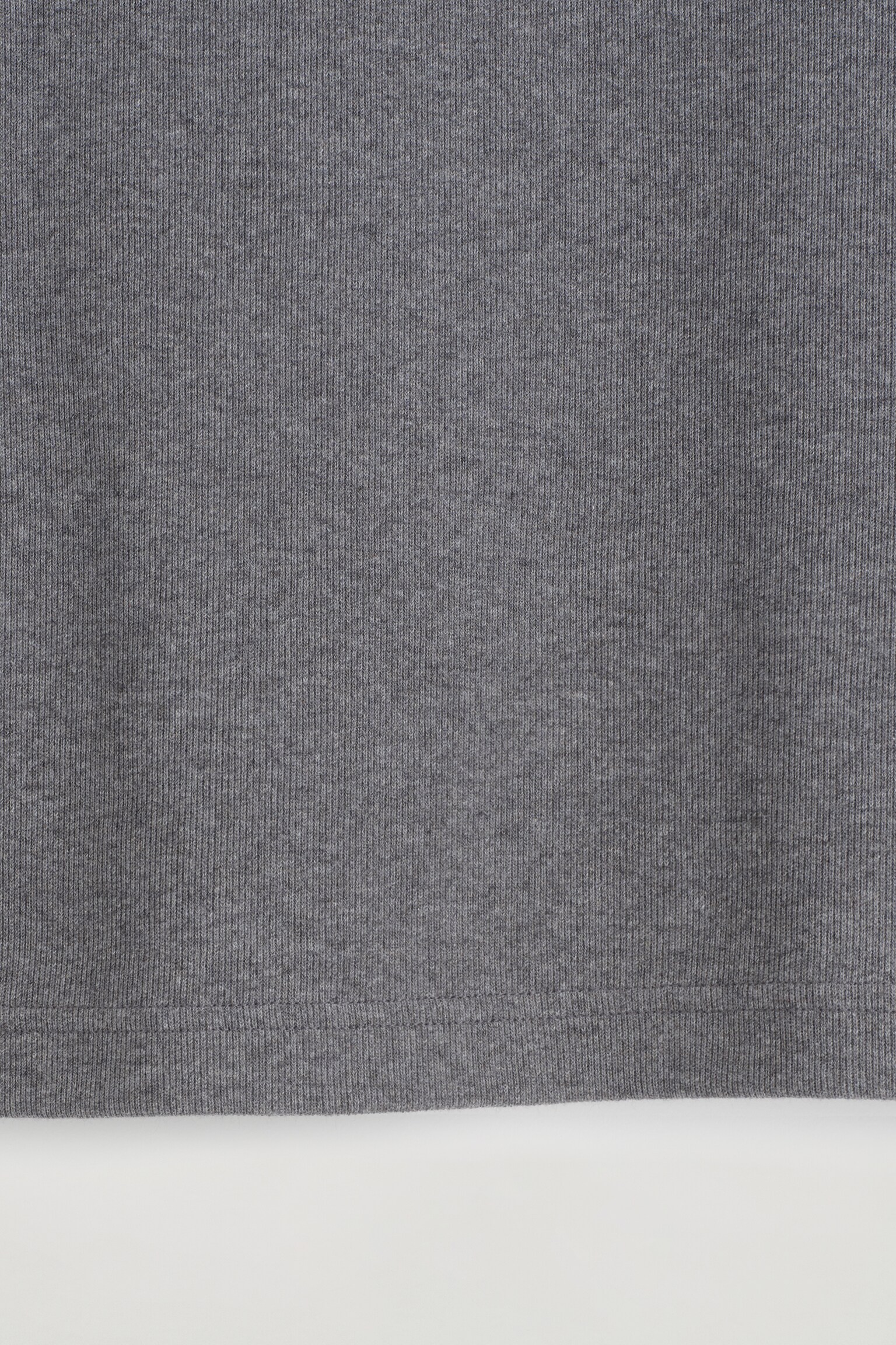 COTTON-JERSEY LONG-SLEEVED TOP - DARK GREY/ECRU - 7