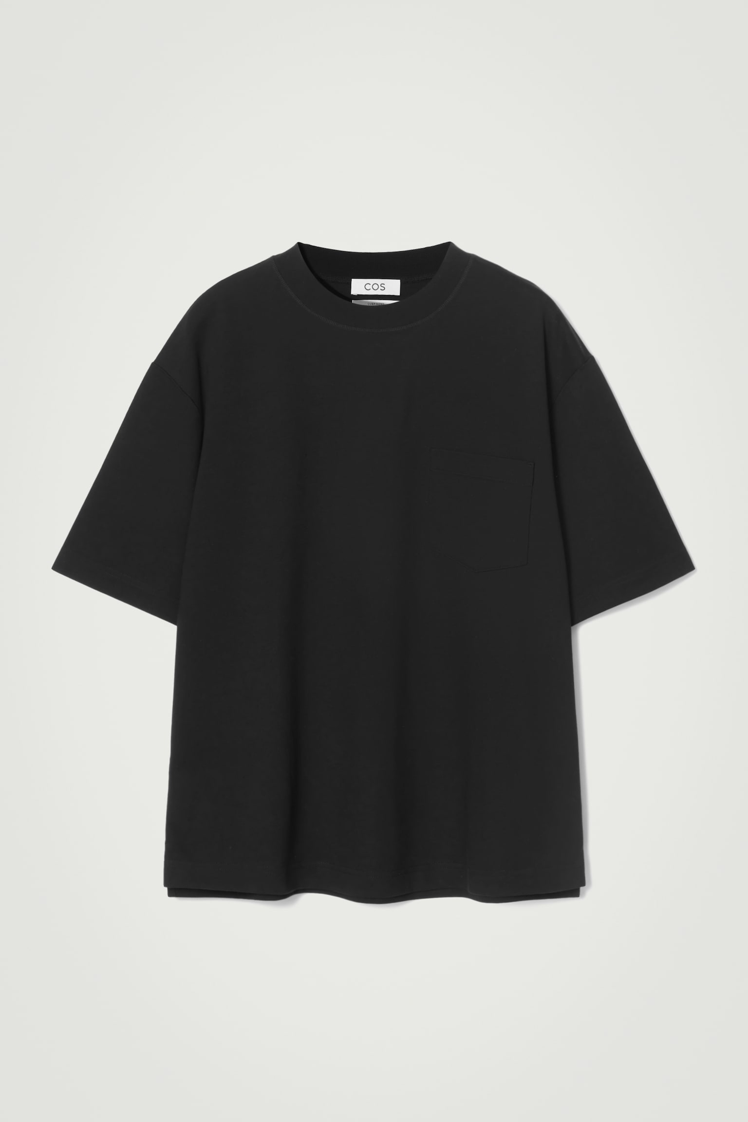 CAMISETA OVERSIZE DE ALGODÓN GRUESO - NEGRO/BLANCO/MARRÓN/RAYAS - 2