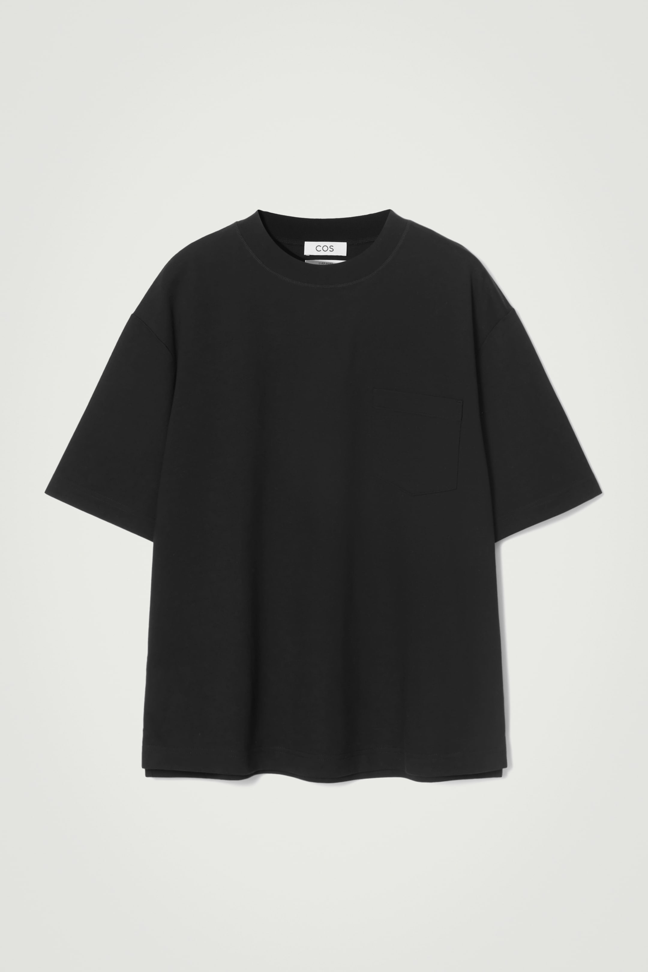 Grösseres Bild ansehen: GEWICHTIGES OVERSIZED-T-SHIRT AUS BAUMWOLLE - SCHWARZ - HERREN | H&M CH 7