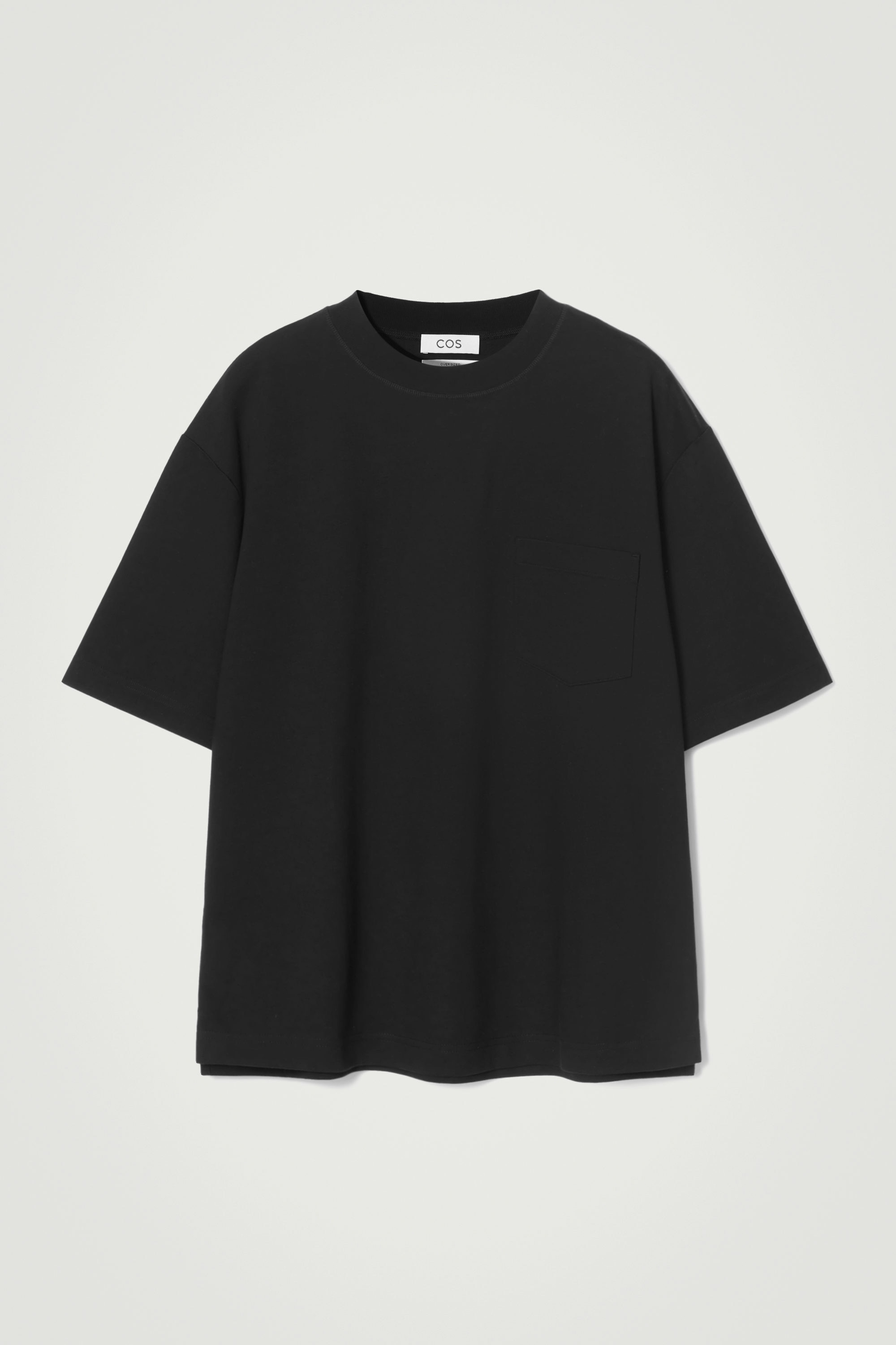Tシャツ・カットソー HEVO Mulino cotton t-shirt Nero T-shirt in cotone girocollo modello Mulino Tee - hevo.it