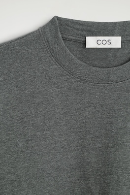 CLEAN CUT LONG-SLEEVED T-SHIRT — DARK-GRAY MÉLANGE 5