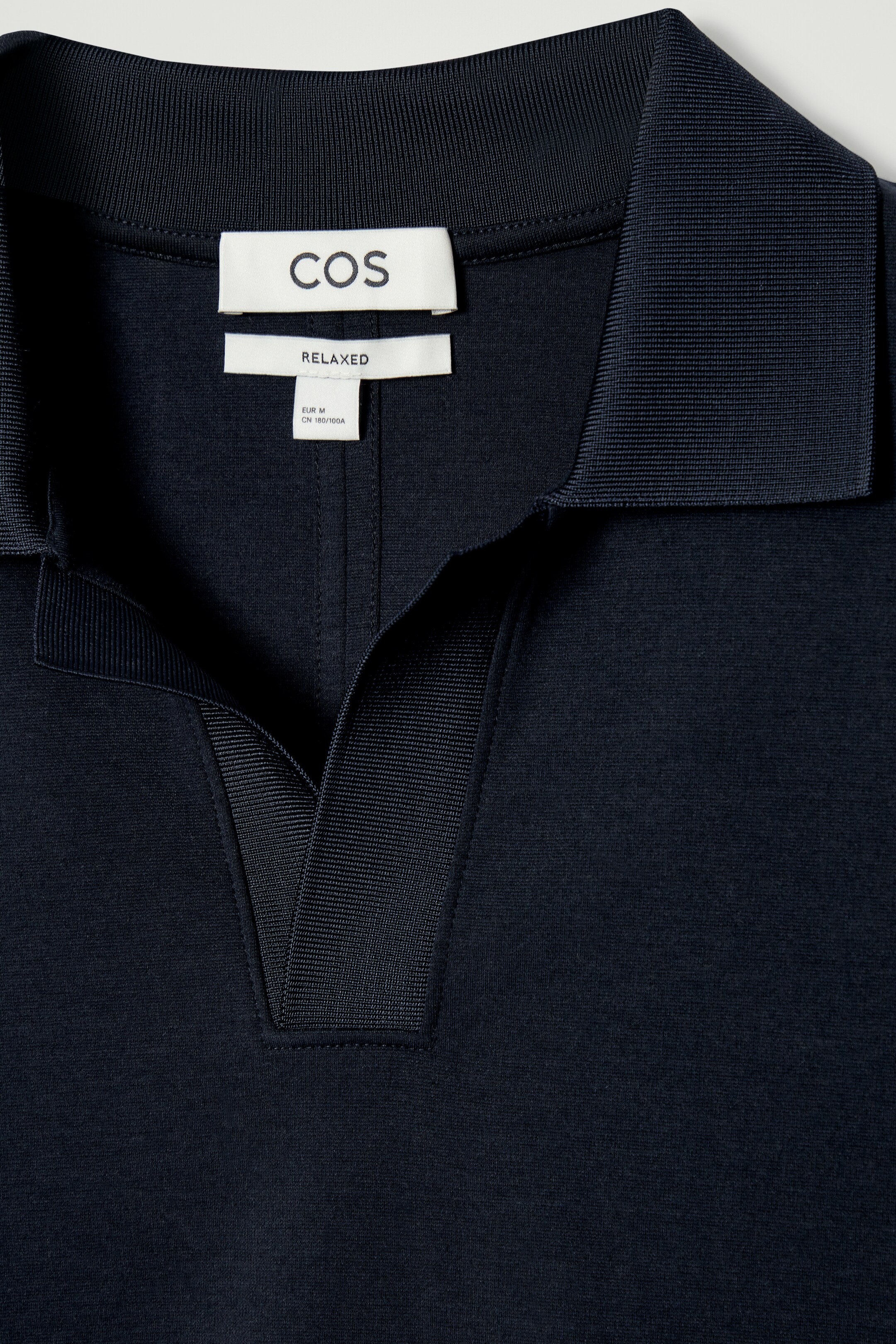 Grotere afbeelding bekijken: Polohemd van gemerceriseerd jersey met open kraag - MARINEBLAUW - HEREN | H&M BE 7