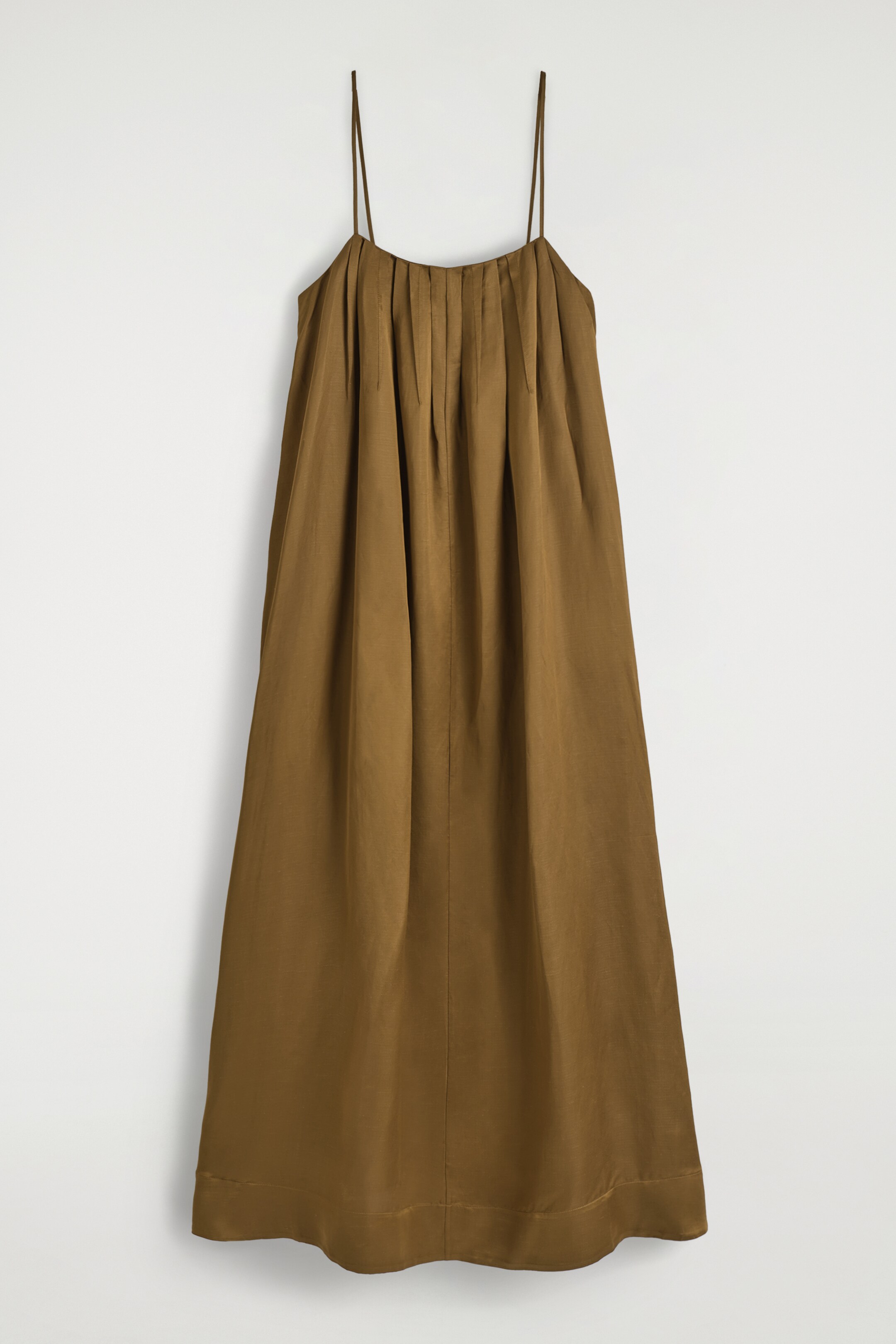 View larger image: PLEATED FLUID MAXI DRESS - OCHRE - Ladies | H&M GB 5
