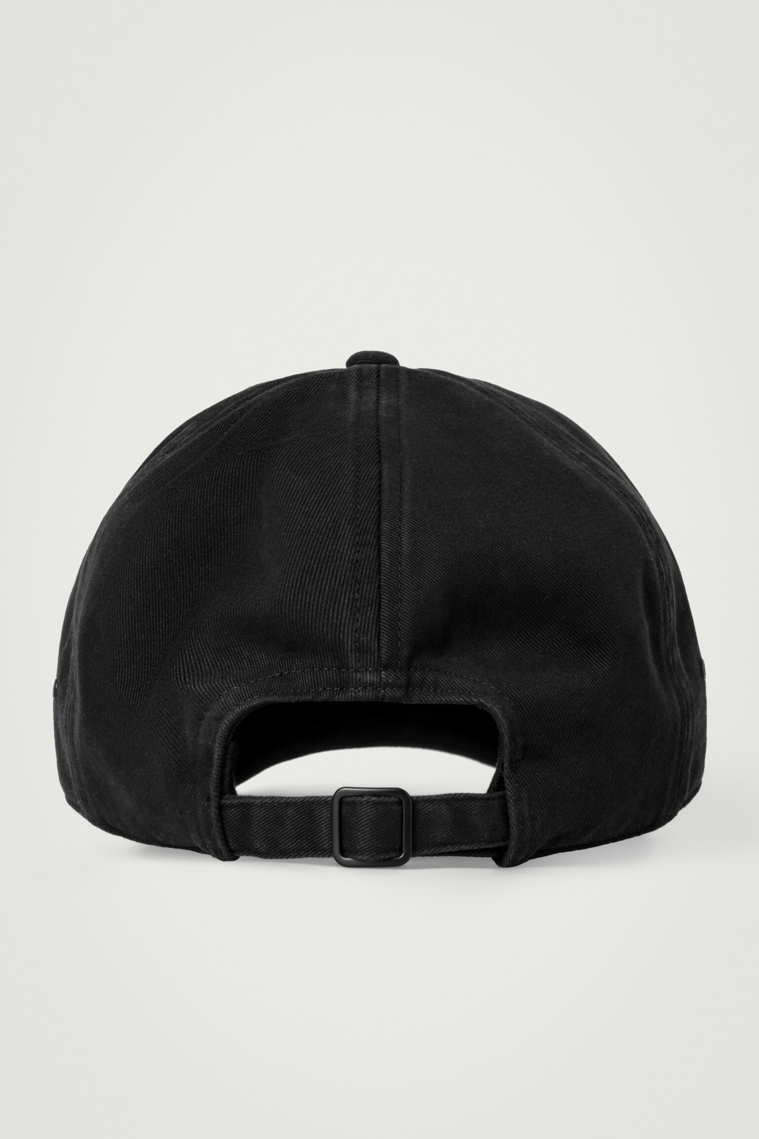 COTTON-TWILL BASEBALL CAP - BLACK - 3