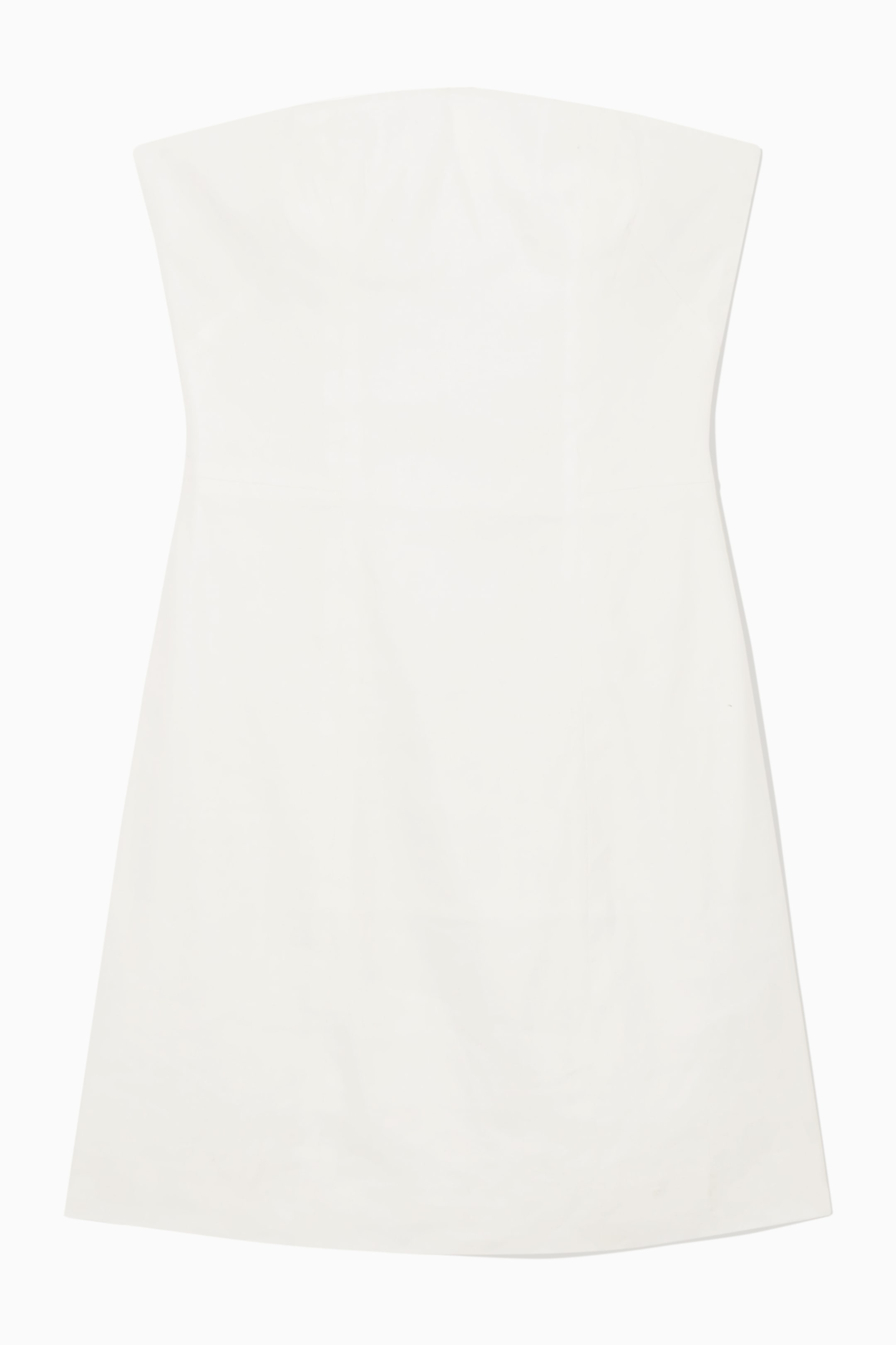 Grösseres Bild ansehen: BUSTIER-MINIKLEID AUS LEINEN-MIX - CREMEWEISS - DAMEN | H&M CH 1
