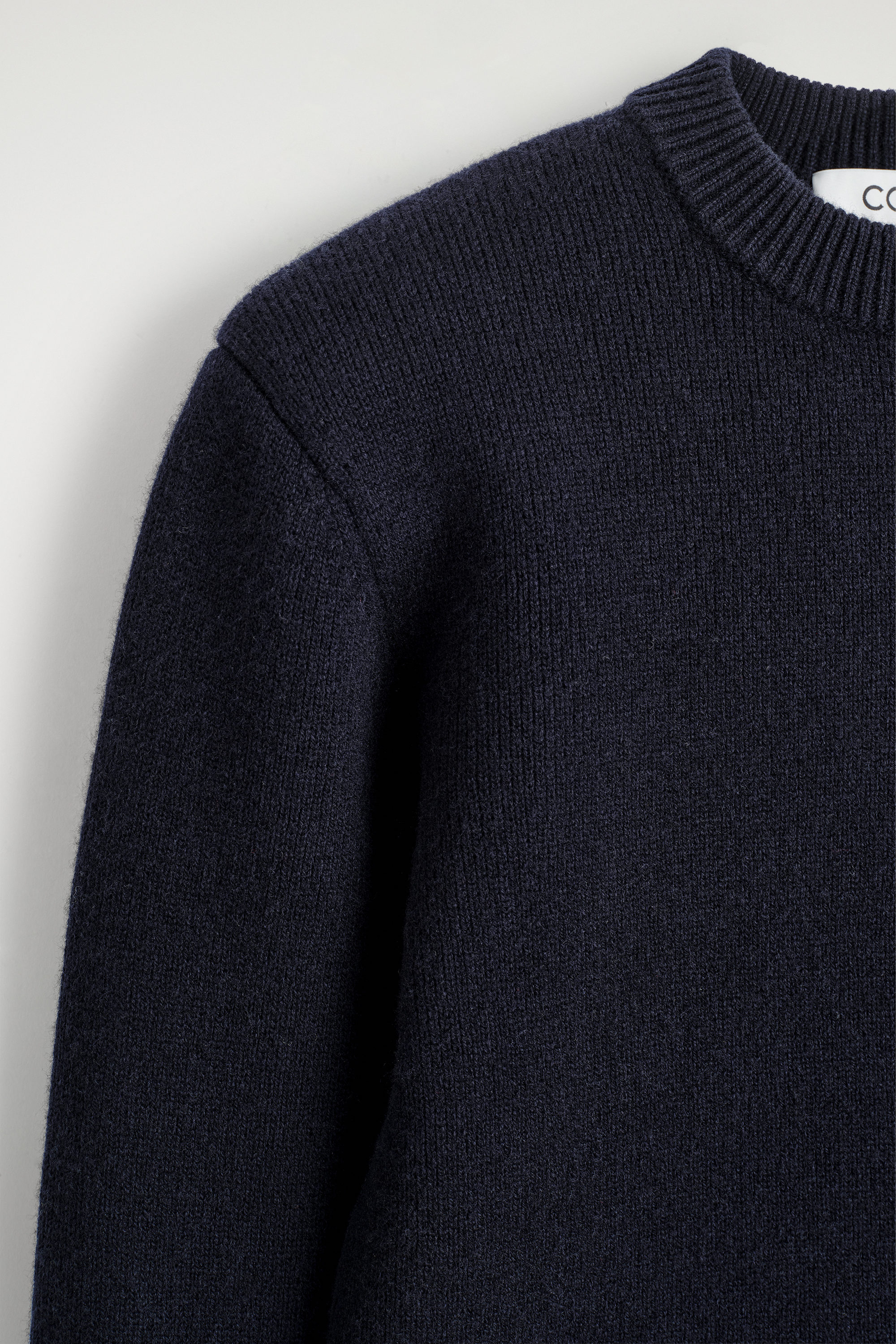 MERINO WOOL SWEATER (NAVY) Lサイズ CS5088_Female_OversizedMerinoW