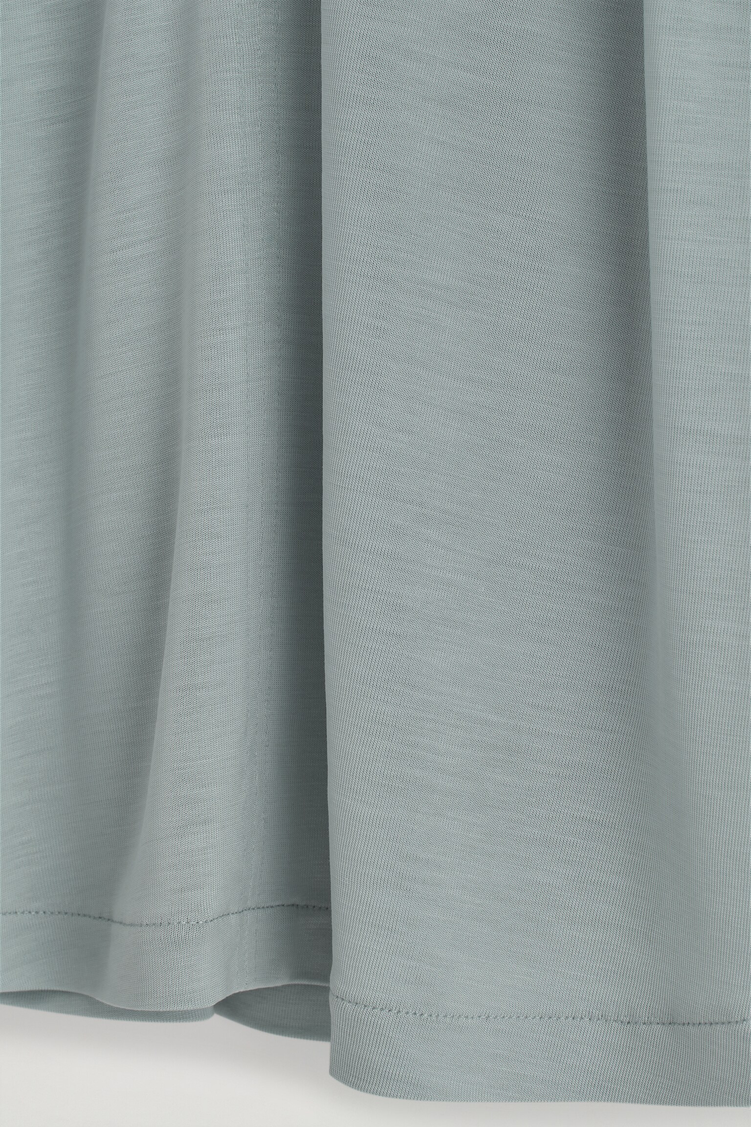 TOP CON SCOLLO A V DRAPPEGGIATO - AZZURRO/NERO - 3