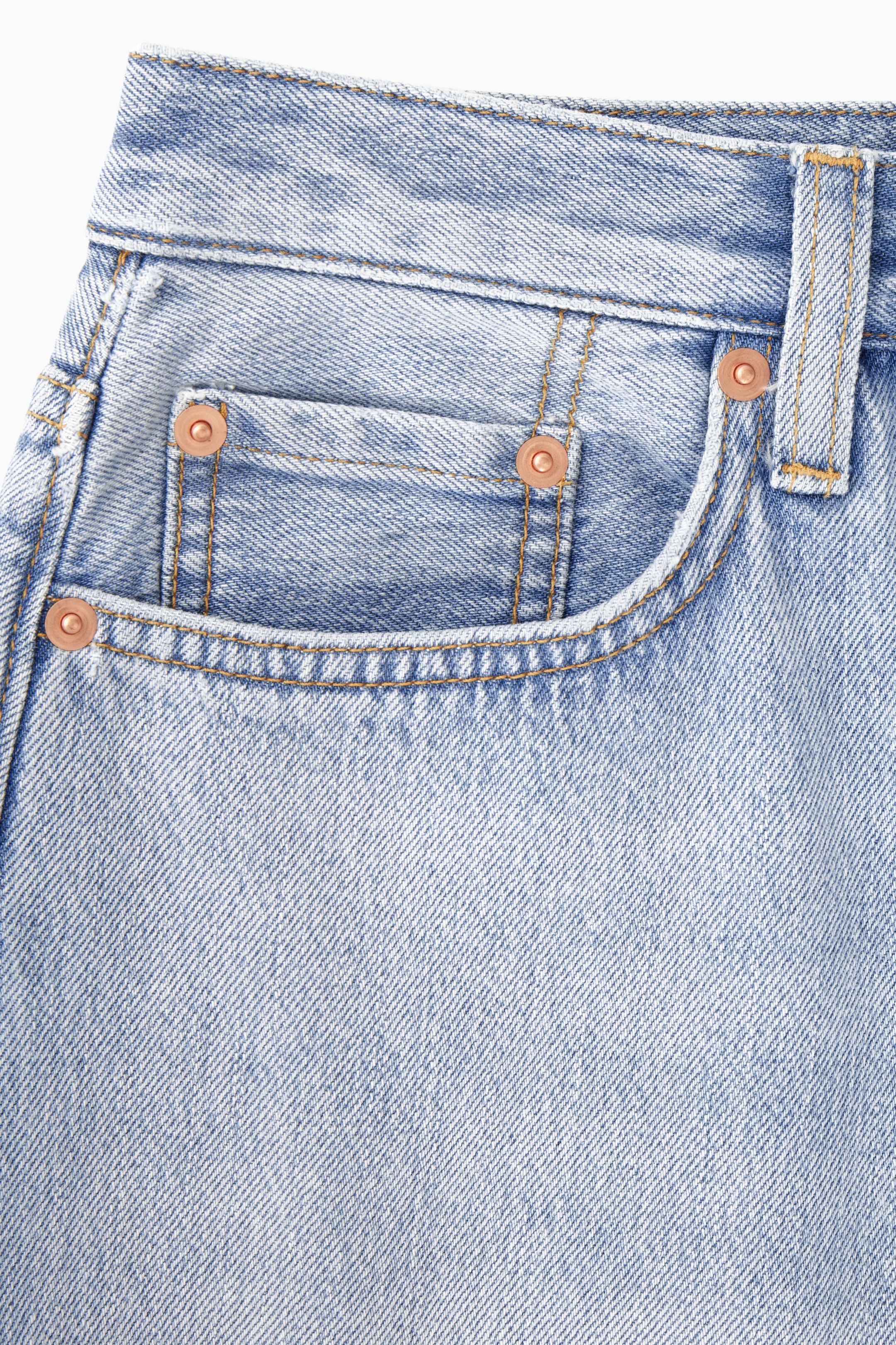 Agrandir l'image: JUPE LONGUE EN DENIM - BLEU CLAIR DÉLAVÉ - FEMME | H&M CH 2