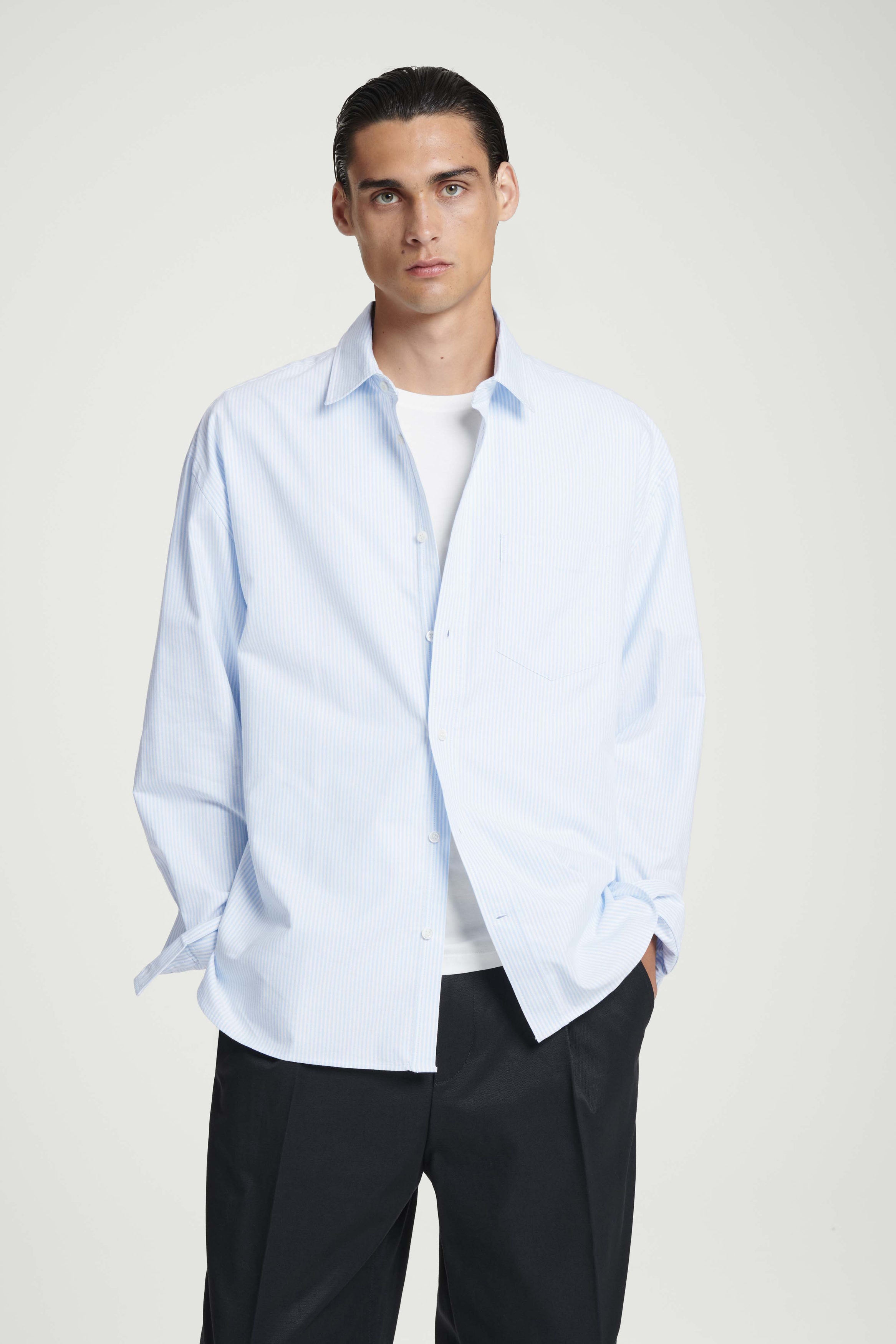 Oxford Oversized B.D Shirt GM223-50071B