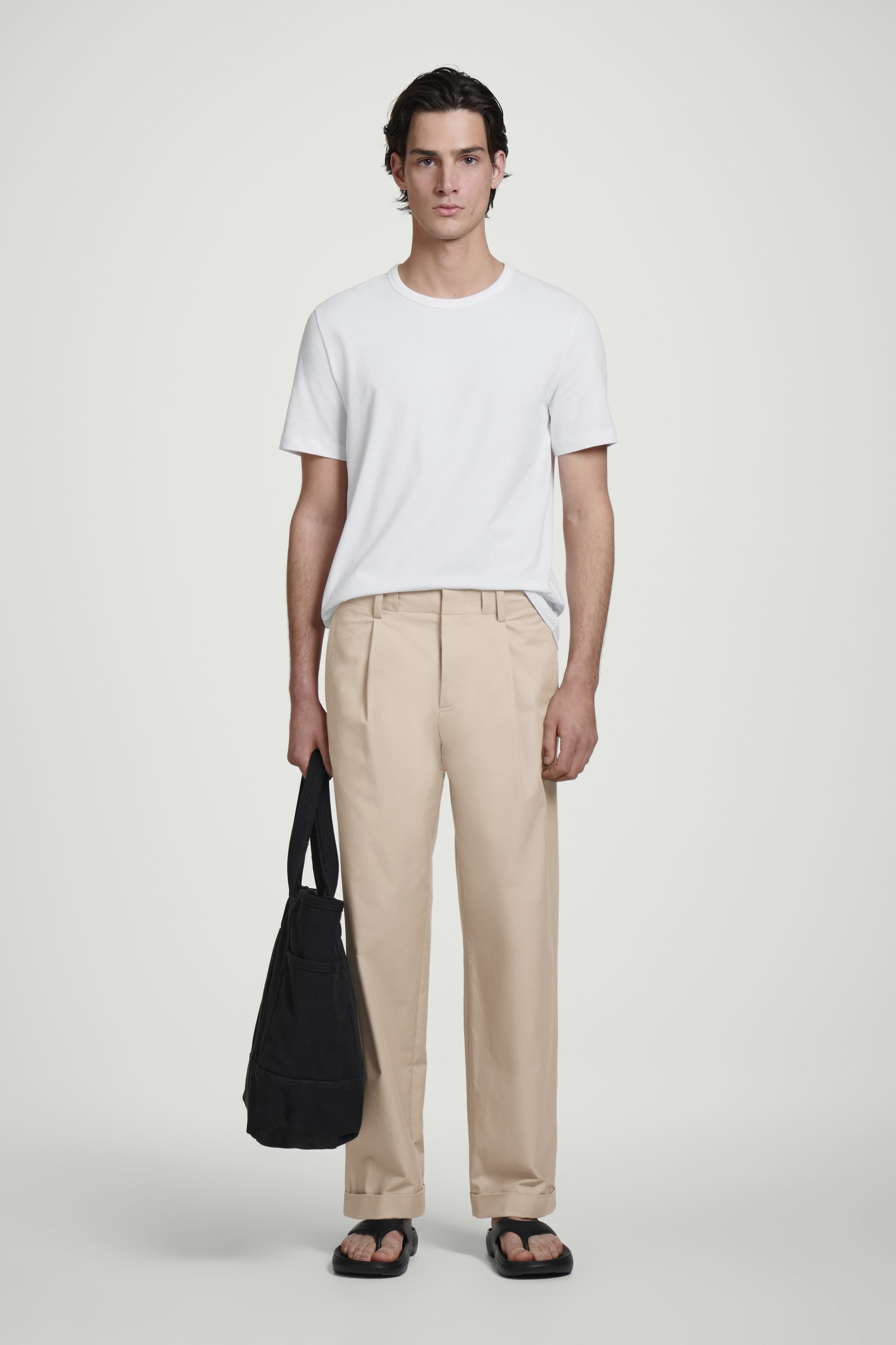 BRUSHED-COTTON T-SHIRT