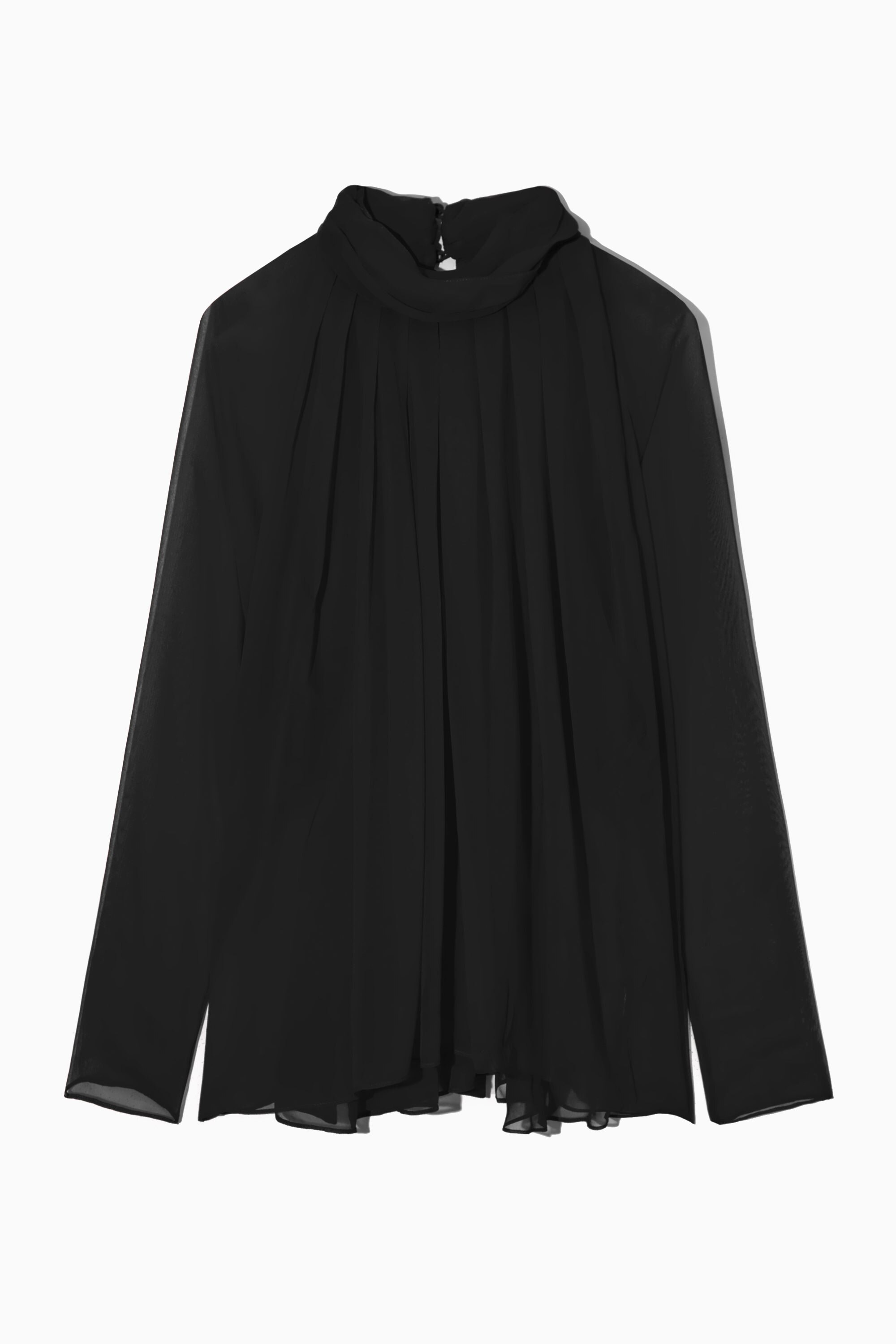 ENFOLD 2024SS WAVE SHIRRING BLOUSE 黒 809663_1200x1200.jpg?v=1690461876