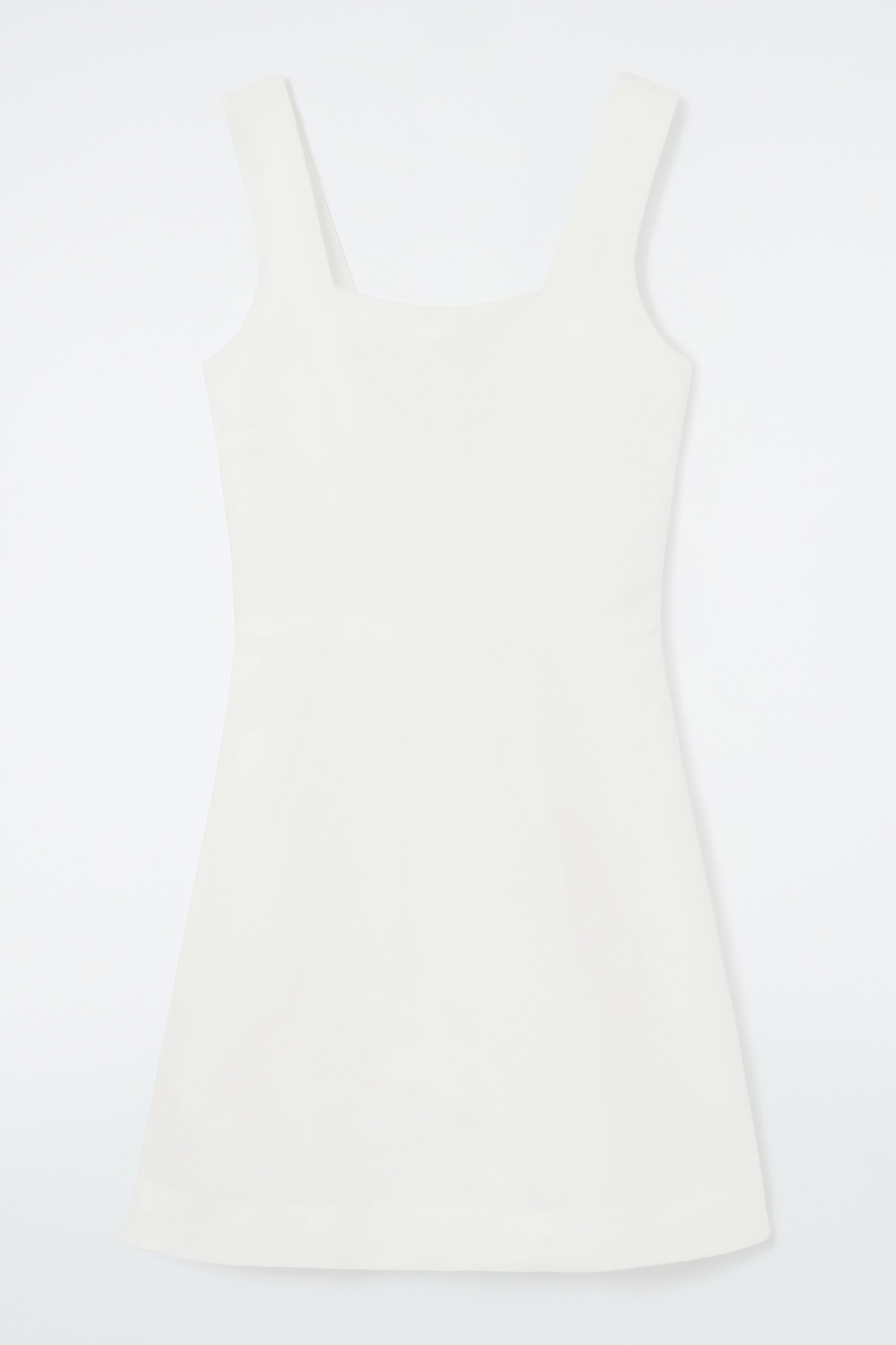 Ingrandisci l'immagine: SQUARE-NECK MINI PINAFORE DRESS - WHITE - DONNA | H&M CH 1