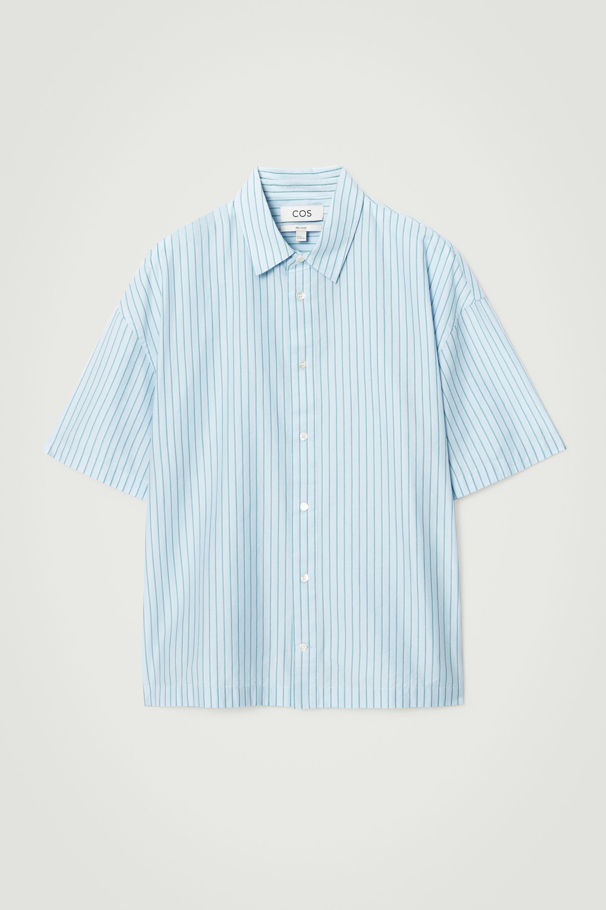【Classic】cos striped short sleeve shirt Classic Cos Striped Short Sleeve Shirt | eBay