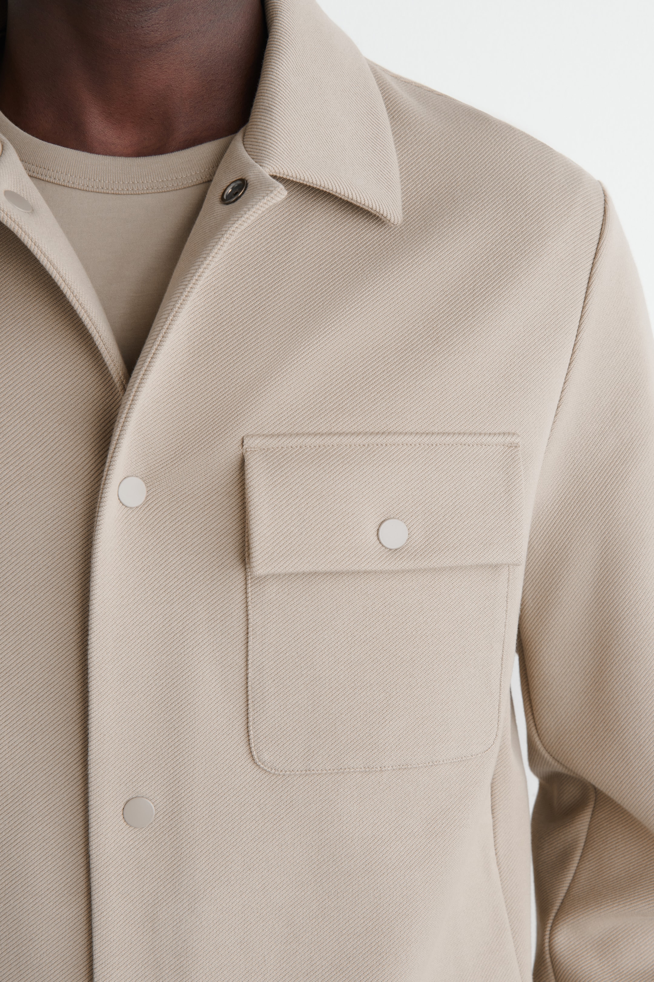 Größeres Bild anzeigen: HEMDJACKE AUS JERSEY-TWILL - BRAUN - Men | H&M AT 5