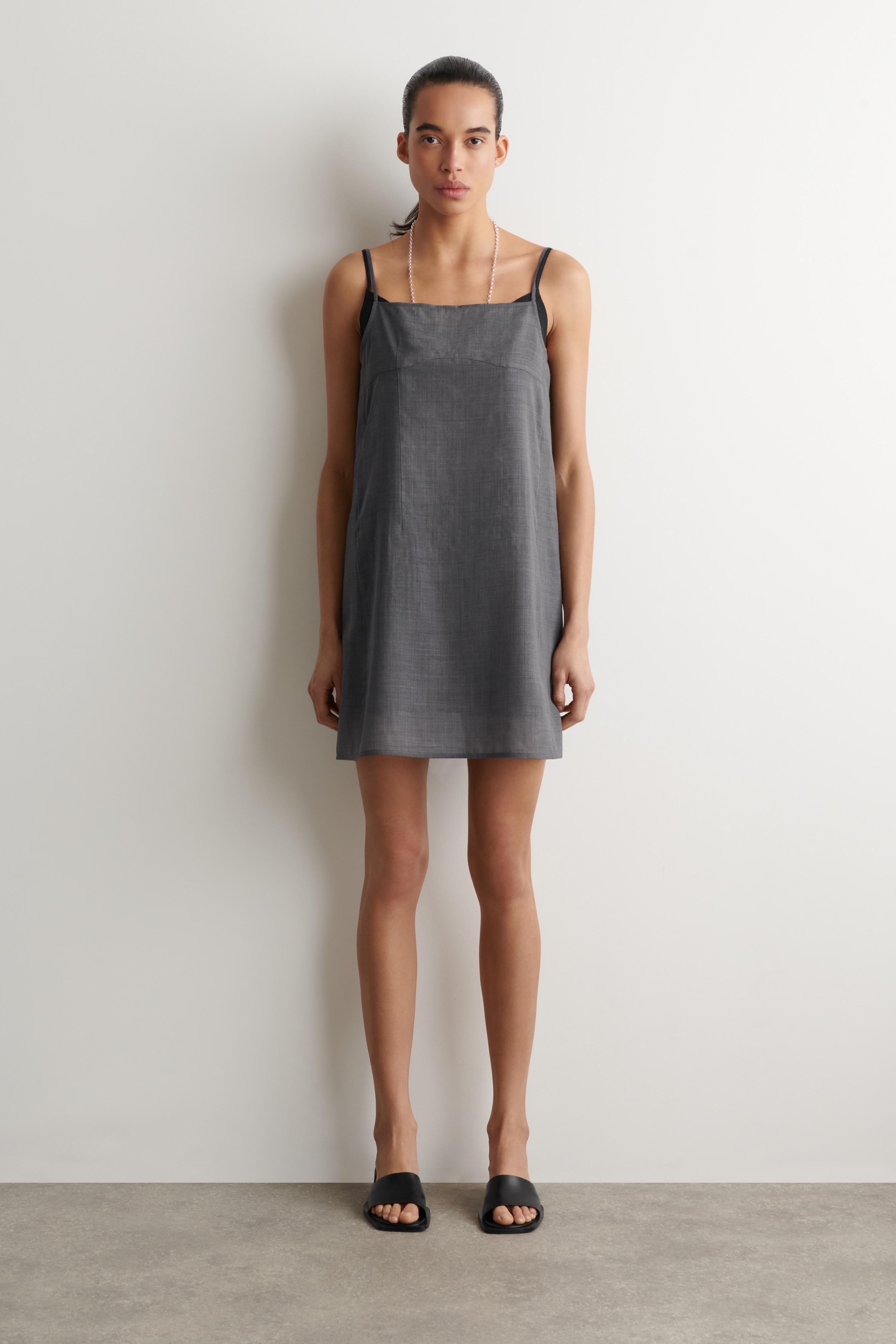wool dress grey Cuyana Alpaca Wool Women Sweater Dress main image 1
