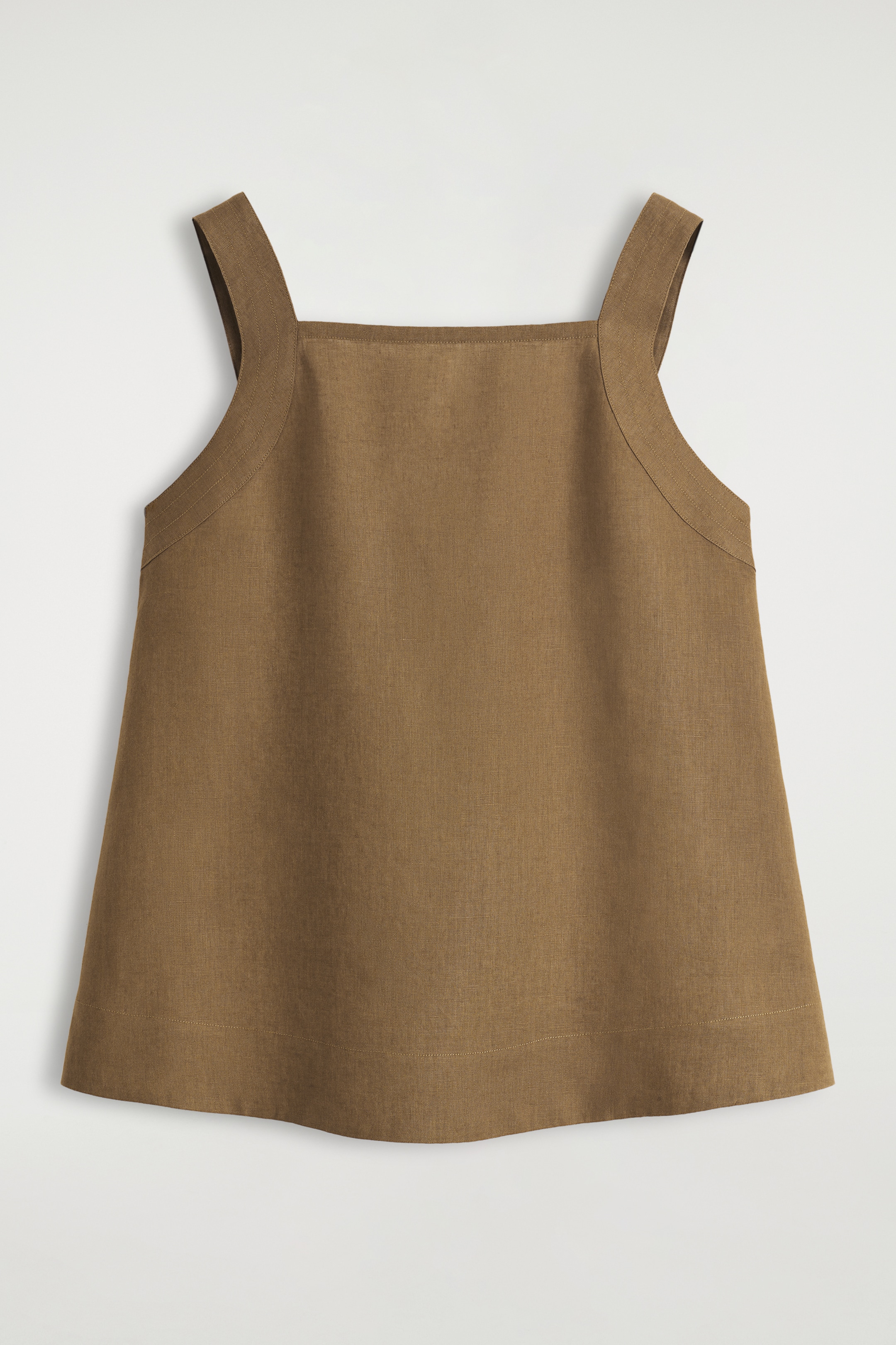 Größeres Bild anzeigen: TOP AUS LEINEN MIT BINDEDETAIL HINTEN - BRAUN - Ladies | H&M AT 6