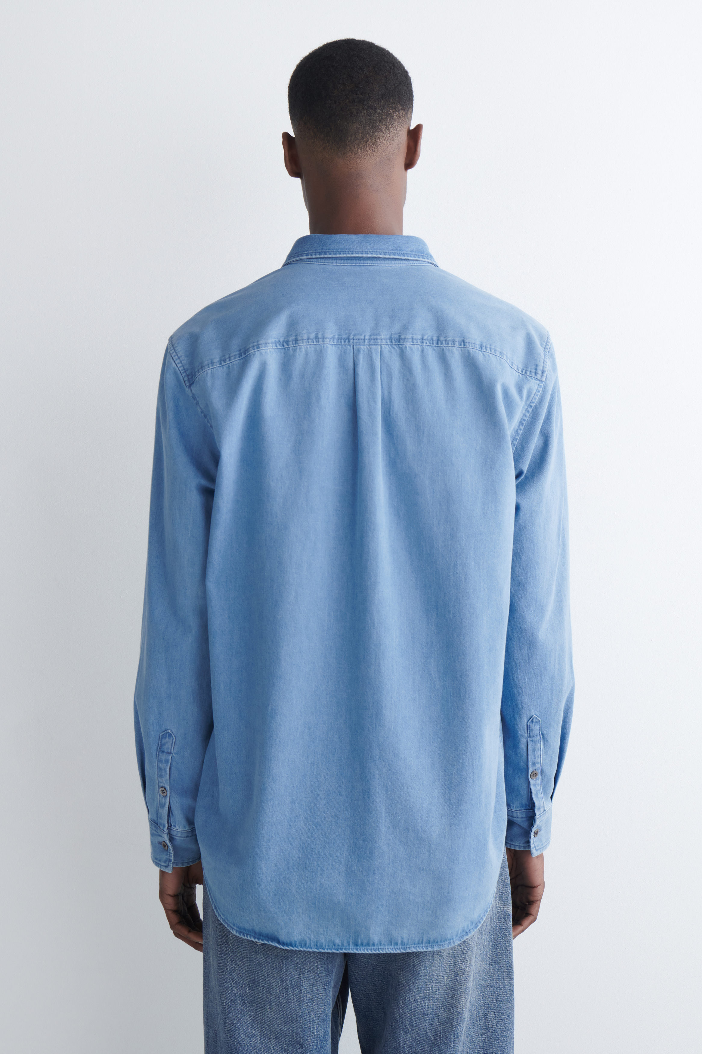 cos デニムシャツ DENIM SHIRT - BLUE | COS US
