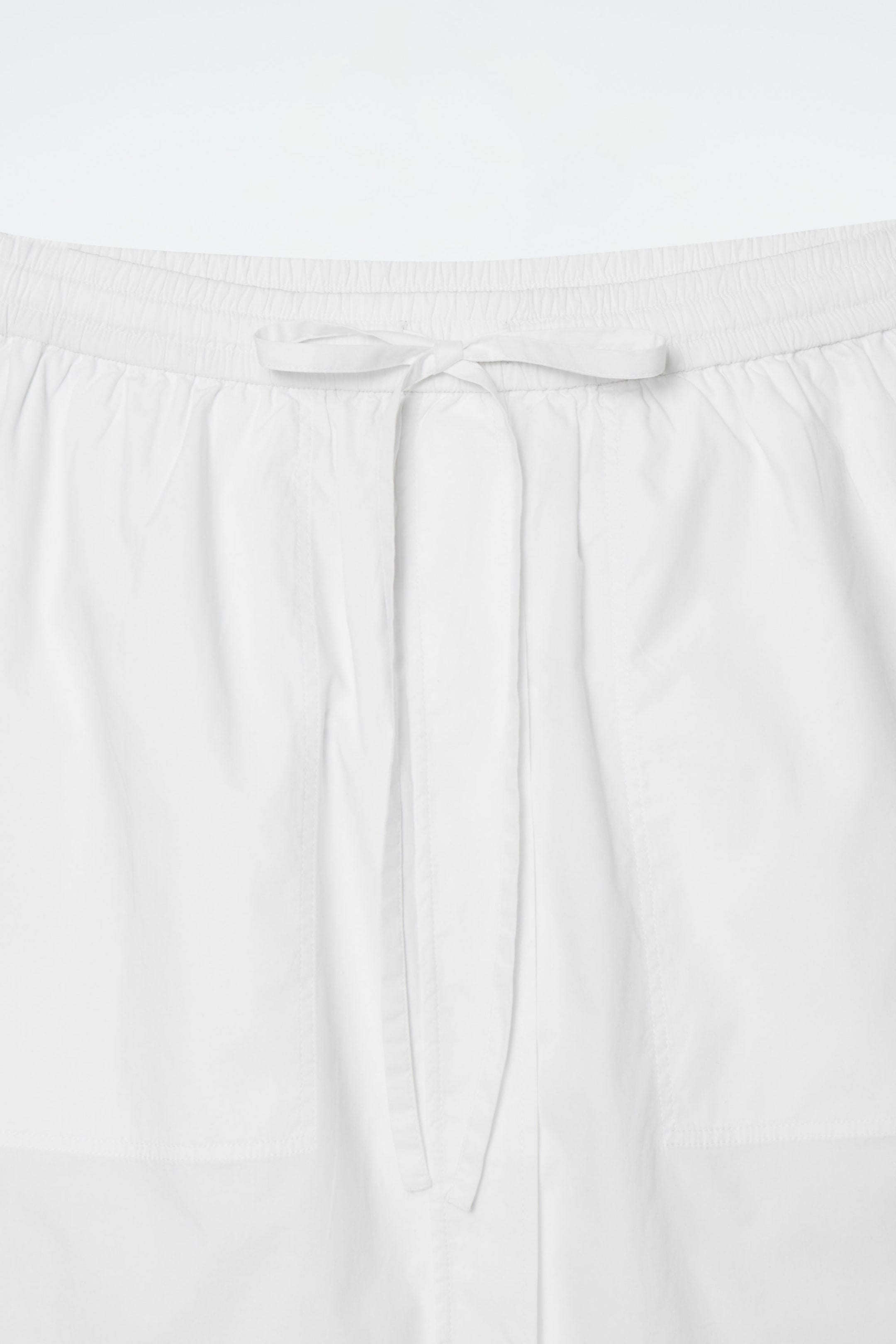DRAWSTRING MIDI SKIRT