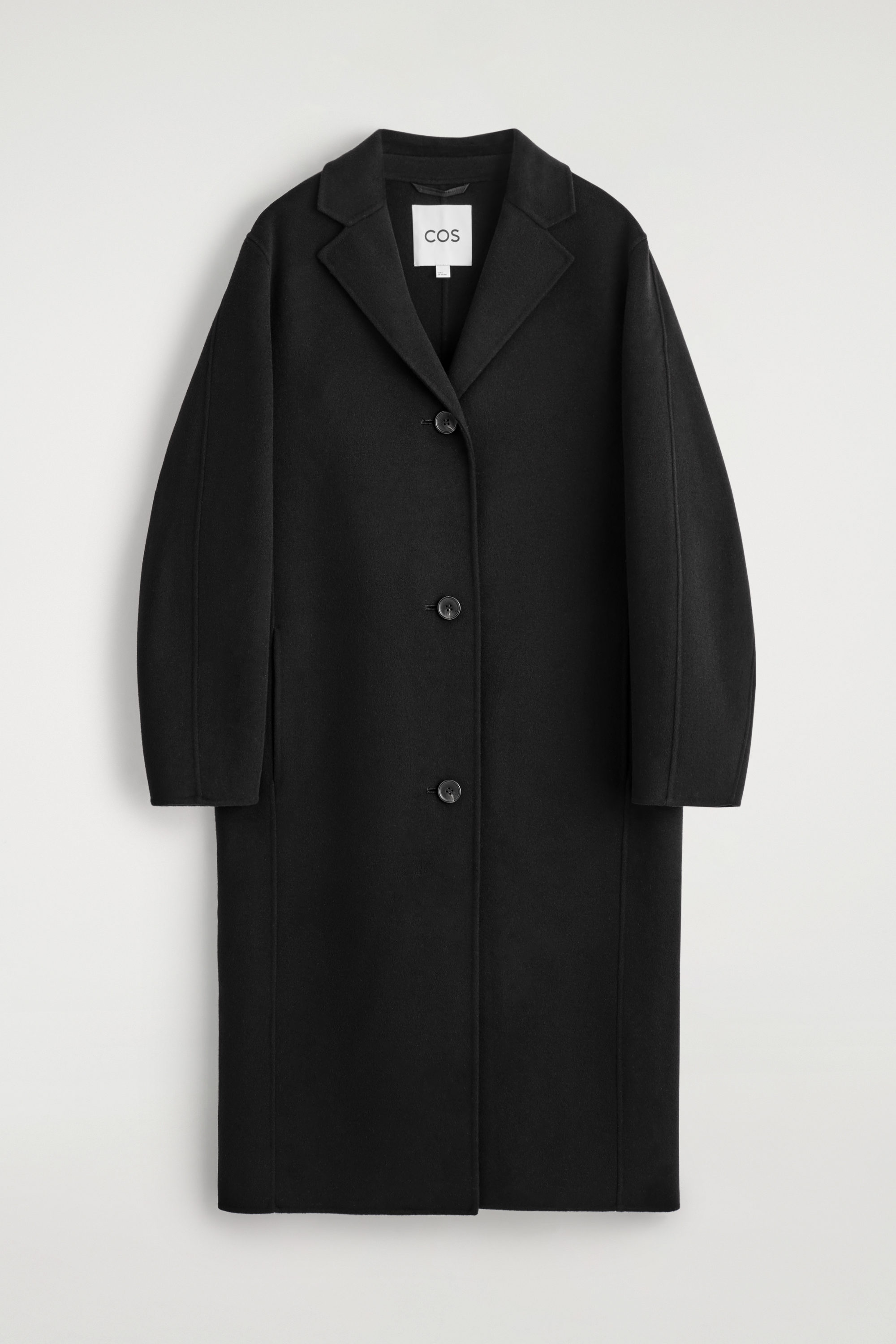 【24AW】DOUBLE FACE PEA COAT(BLACK) Valentino Black Double-Breasted Wool Pea Coat – Zoo Fashions