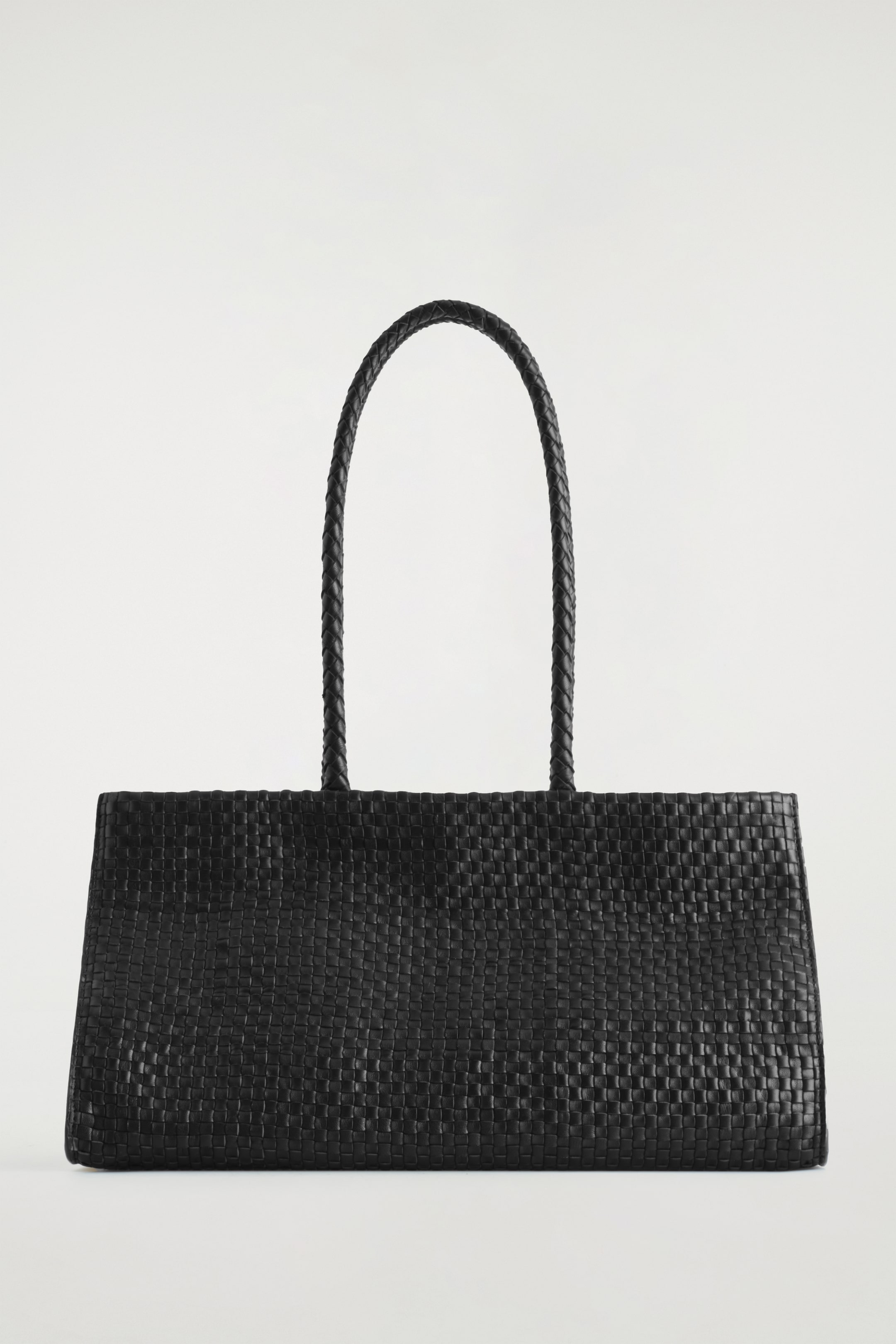 Agrandir l'image: SAC CABAS GALLERY TISSÉ MAIN - CUIR - NOIR - FEMME | H&M FR 3